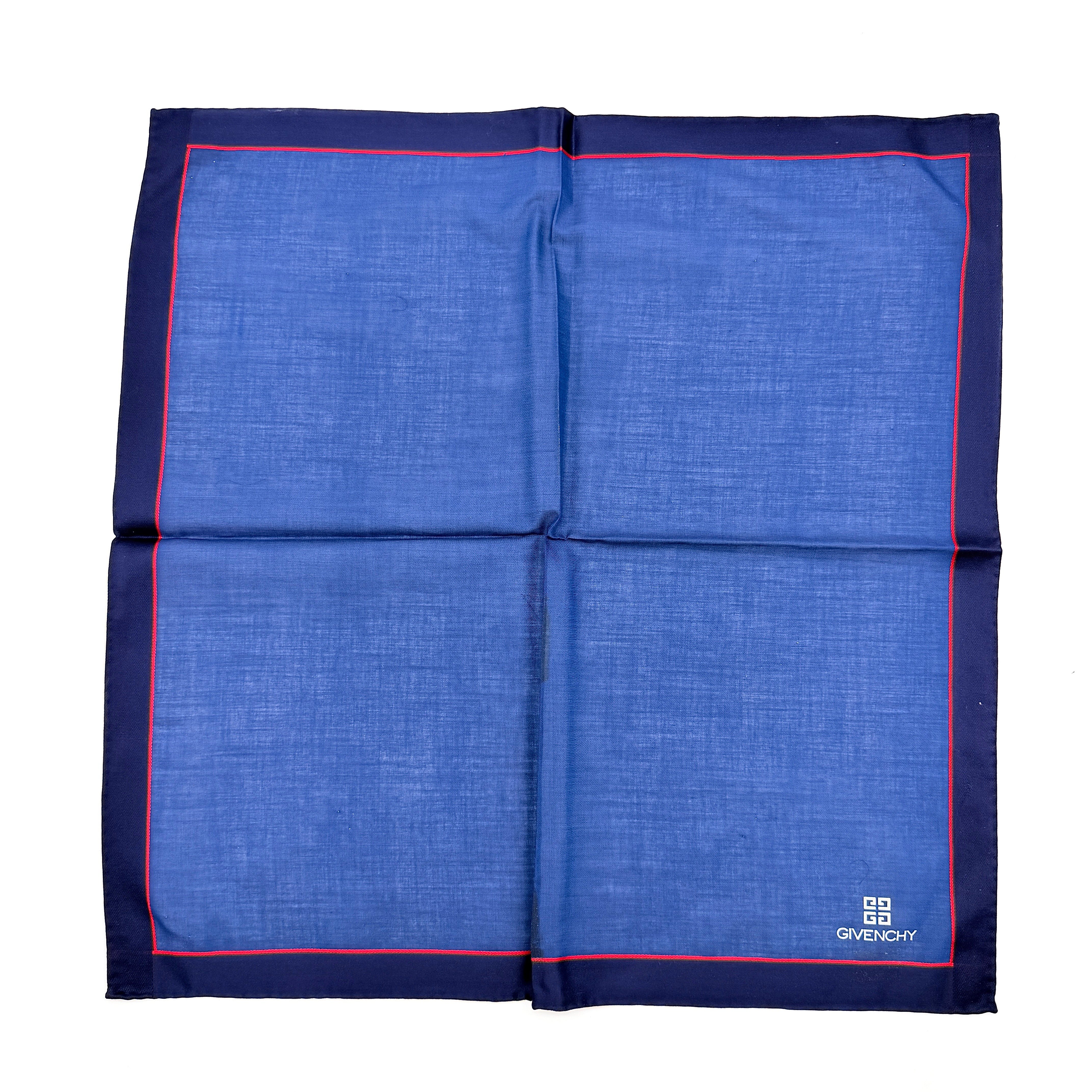 Givenchy Mouchoirs Cotton Bandana Handkerchiefs Set Blue (2)