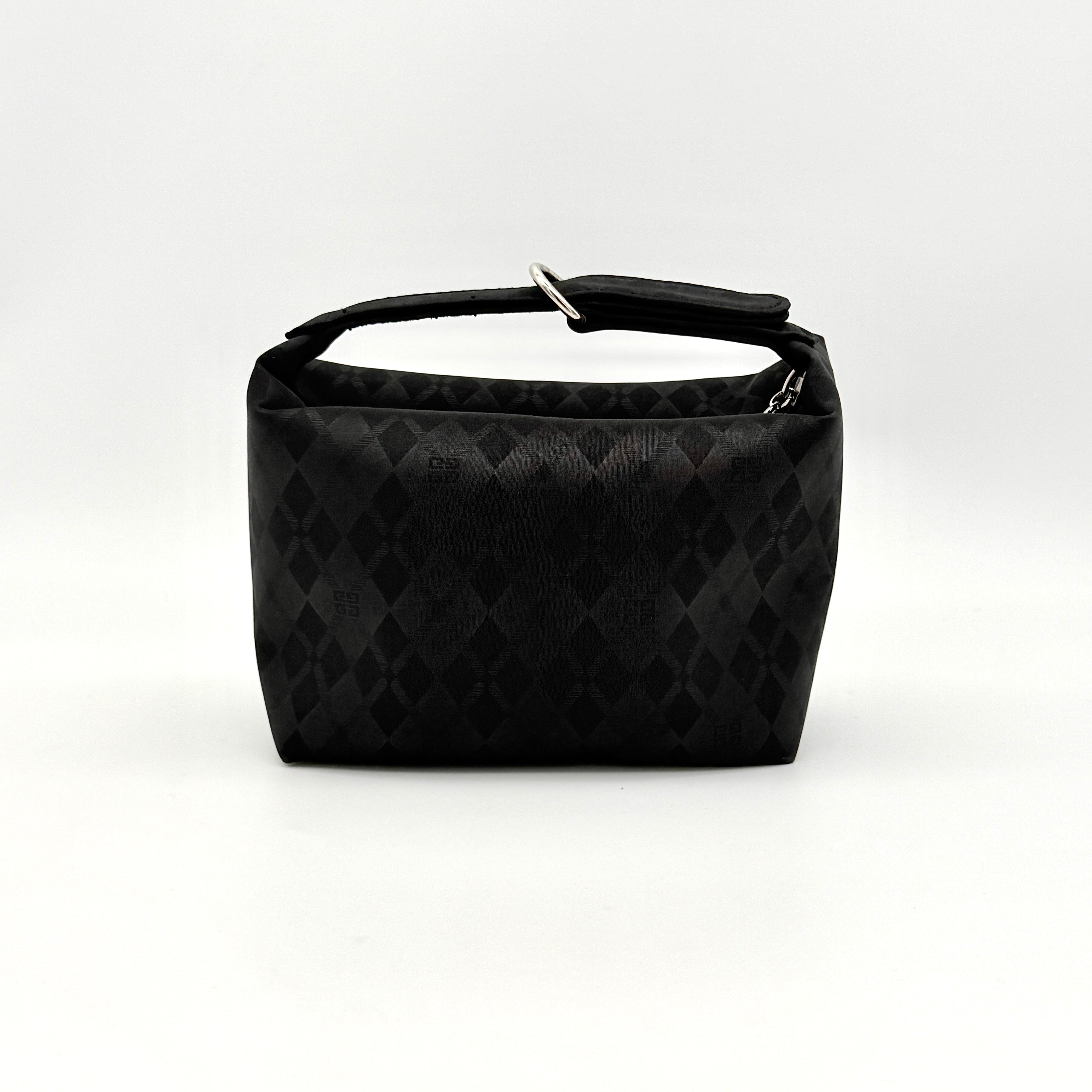 Givenchy 4G Rhinestone Mini Hobo Shoulder Bag Black
