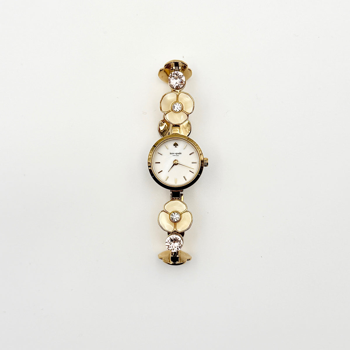 Kate Spade New York Monroe Floral Bracelet Watch Gold