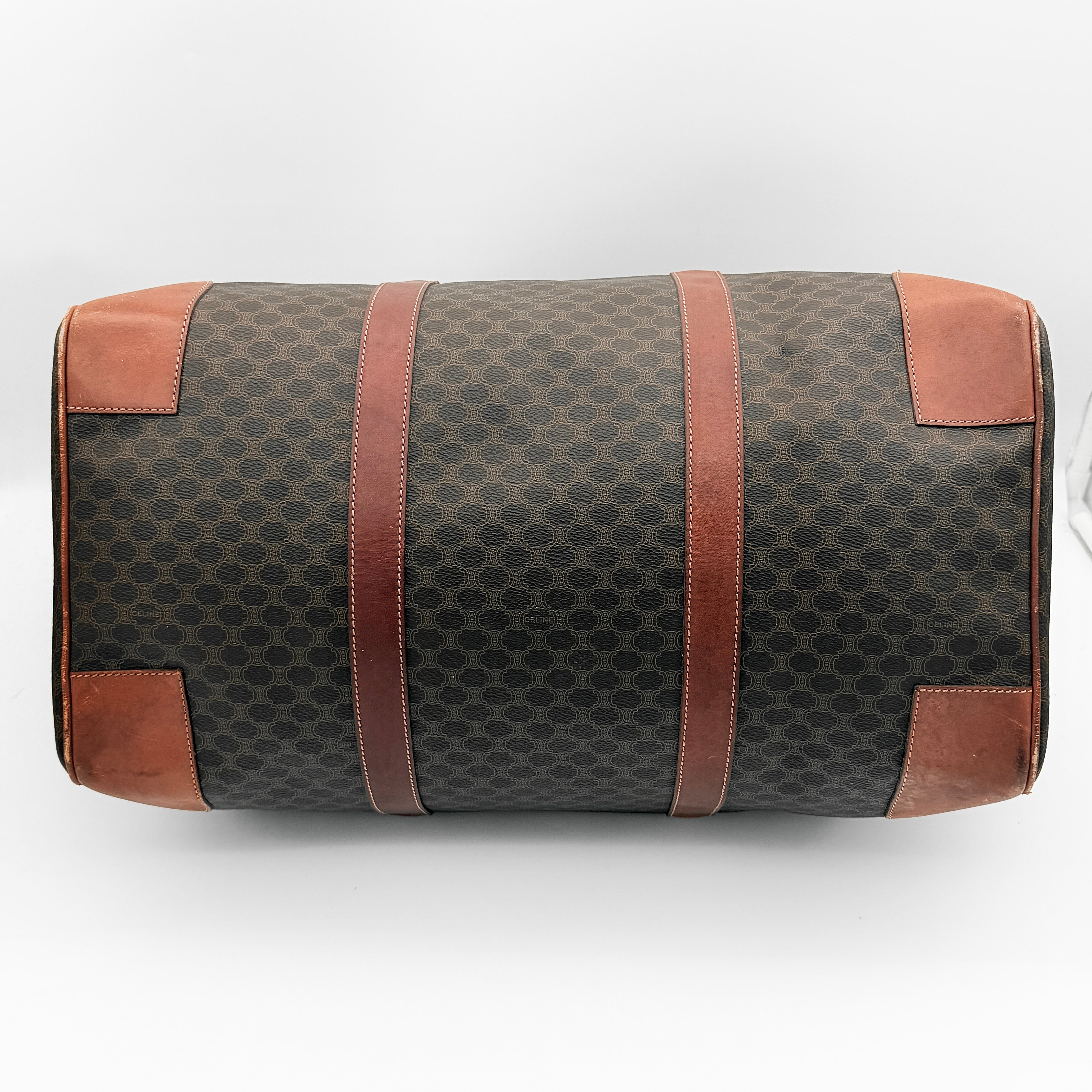 Celine Macadam Triomphe Duffle Bag Brown