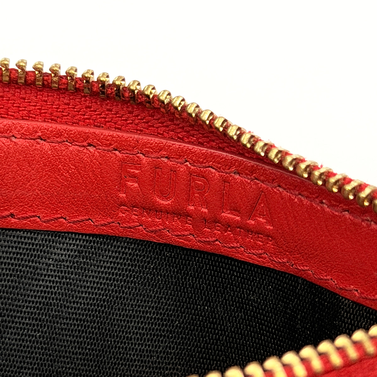 Furla My Joy Keyring Card Case Red