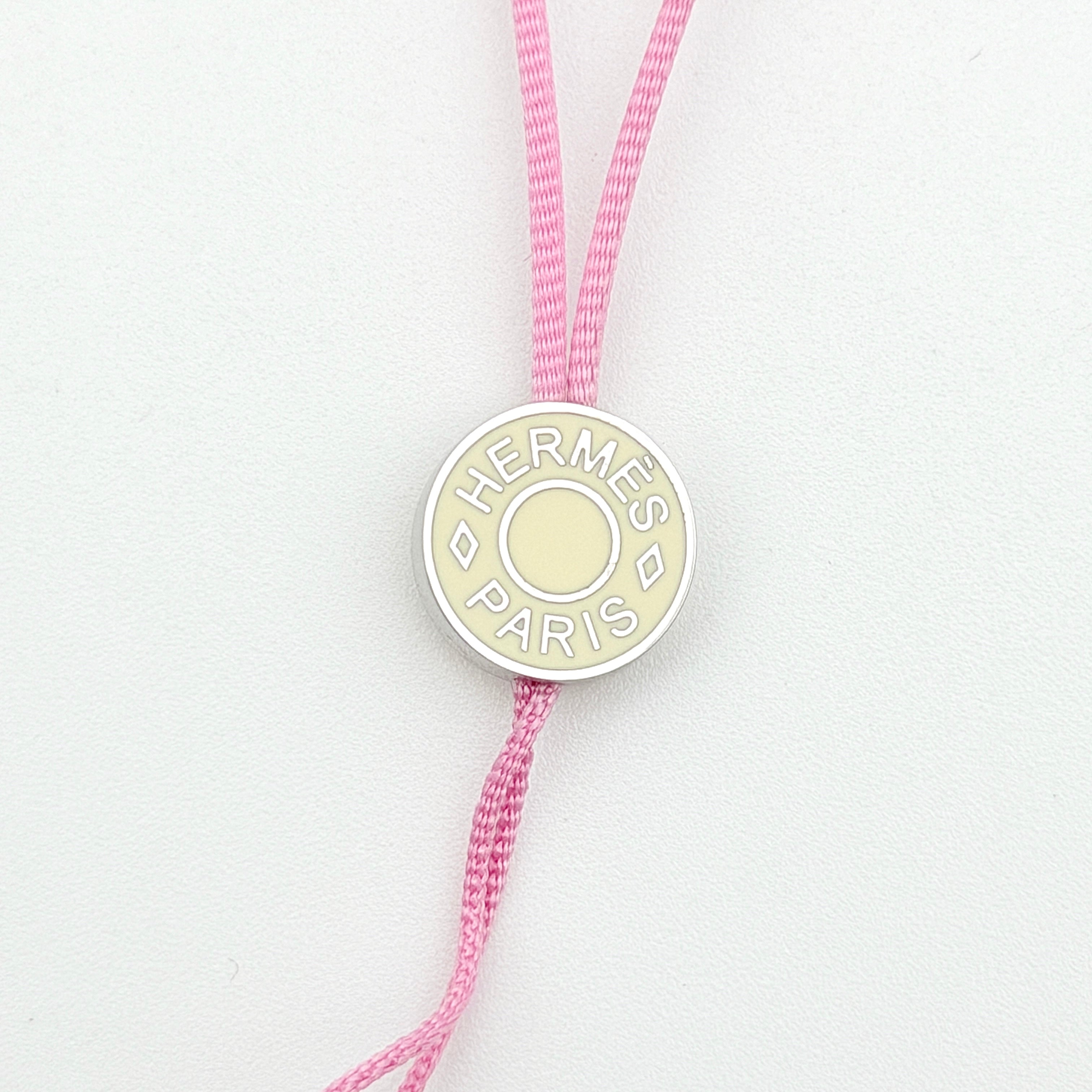 Hermès Clou de Selle Phone Charm Pink