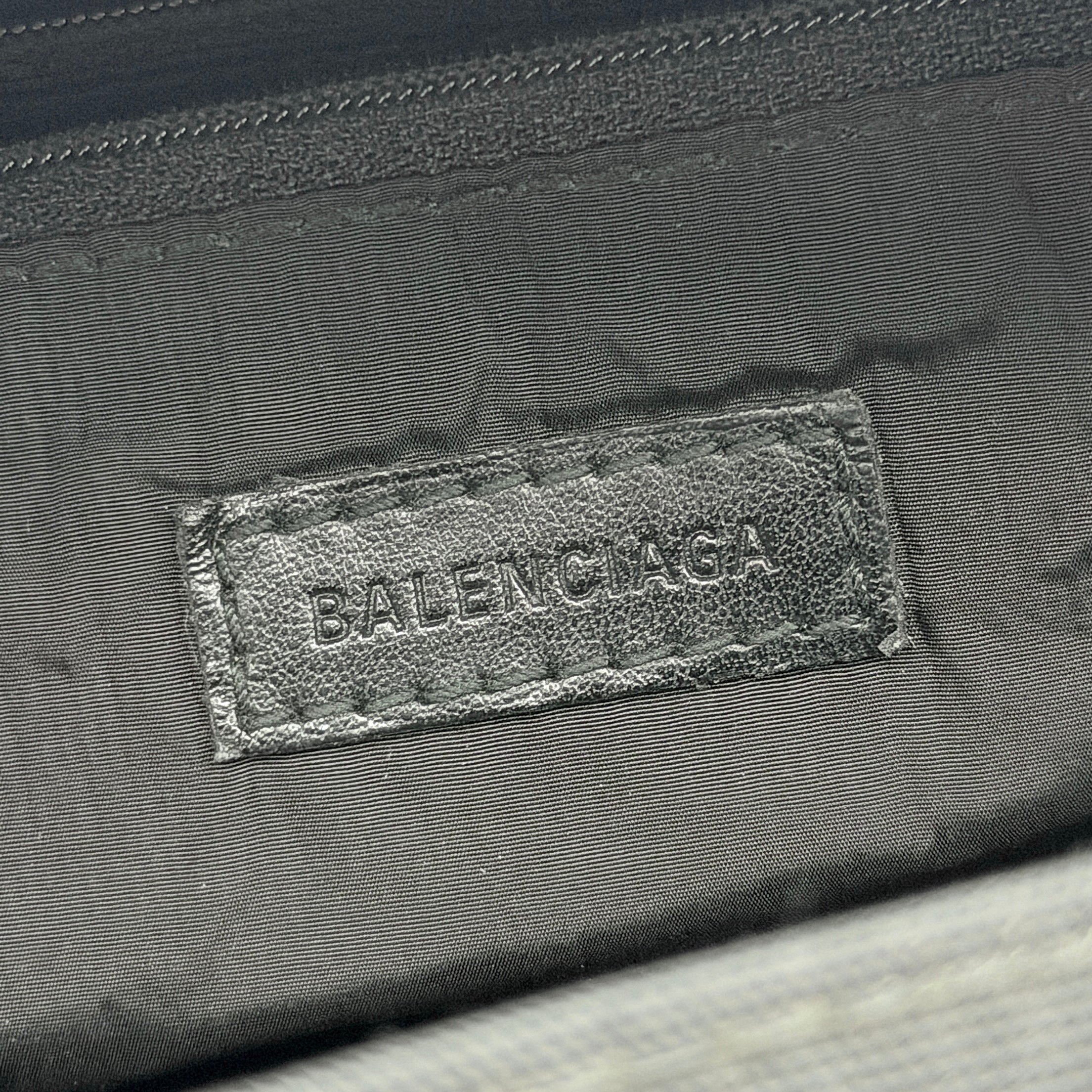 Balenciaga Explorer Nylon Pouch Black