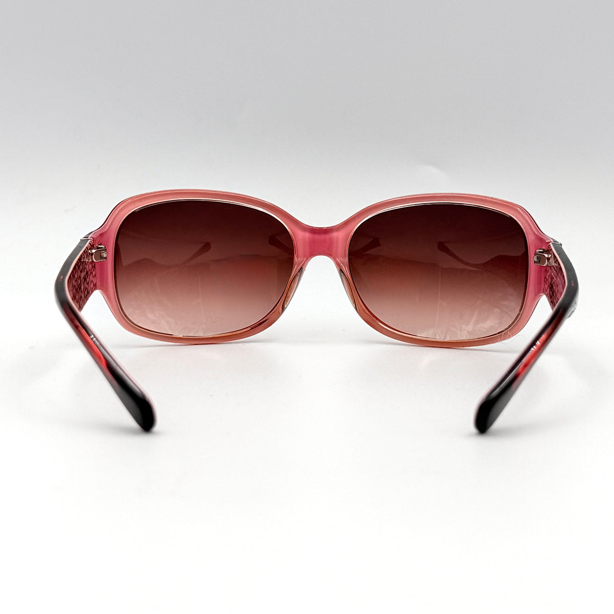 Coach Marlow (S787A) Crystal Floral Sunglasses Burgundy