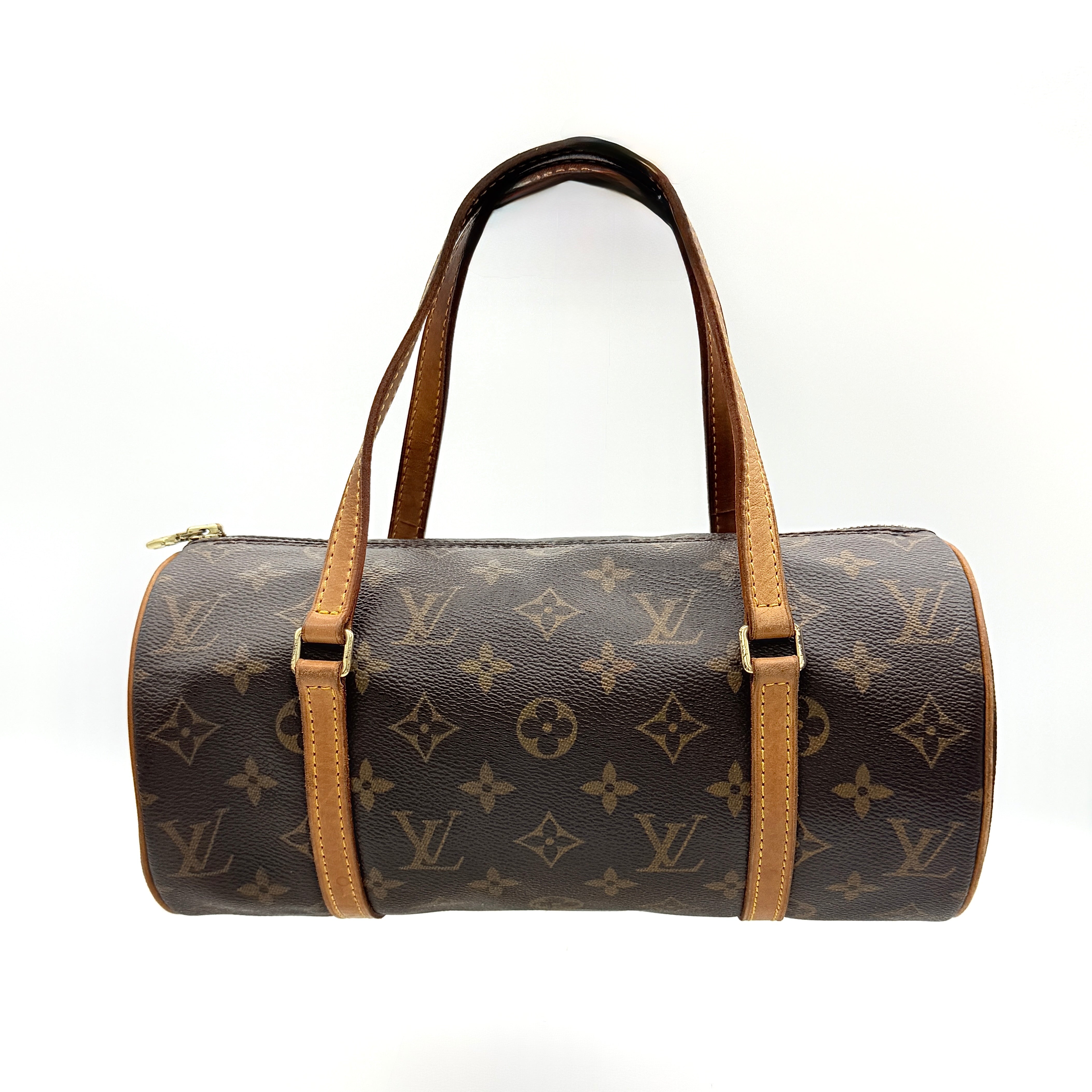 Louis Vuitton Monogram Papillon 26 Handbag Brown