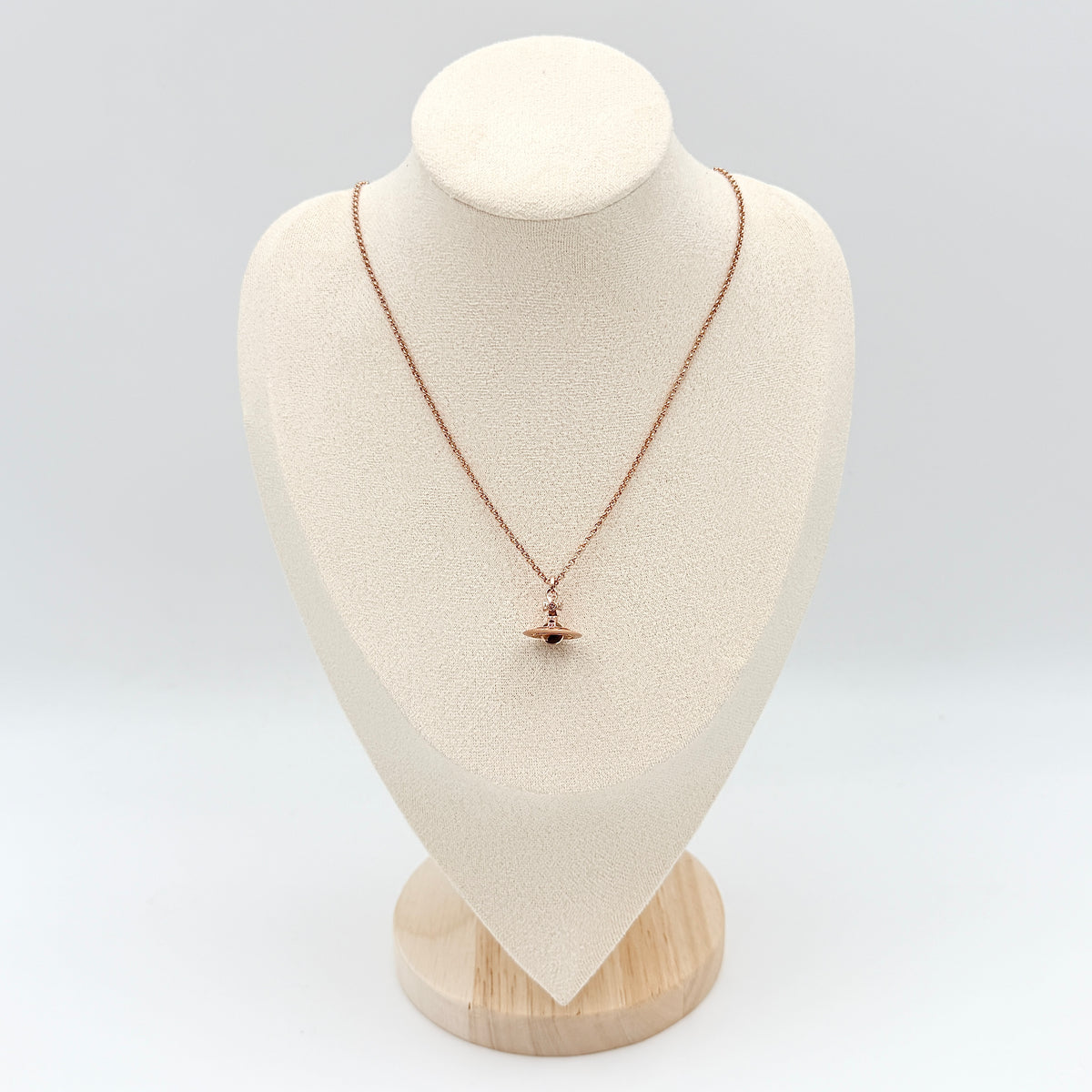 Vivienne Westwood New Petite Orb Necklace Rose Gold/Multi