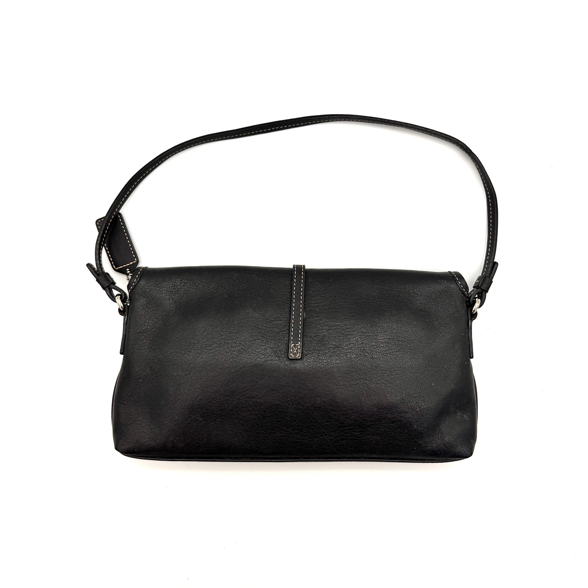 Coach Y2K Demi Clip Baguette Shoulder Bag Black