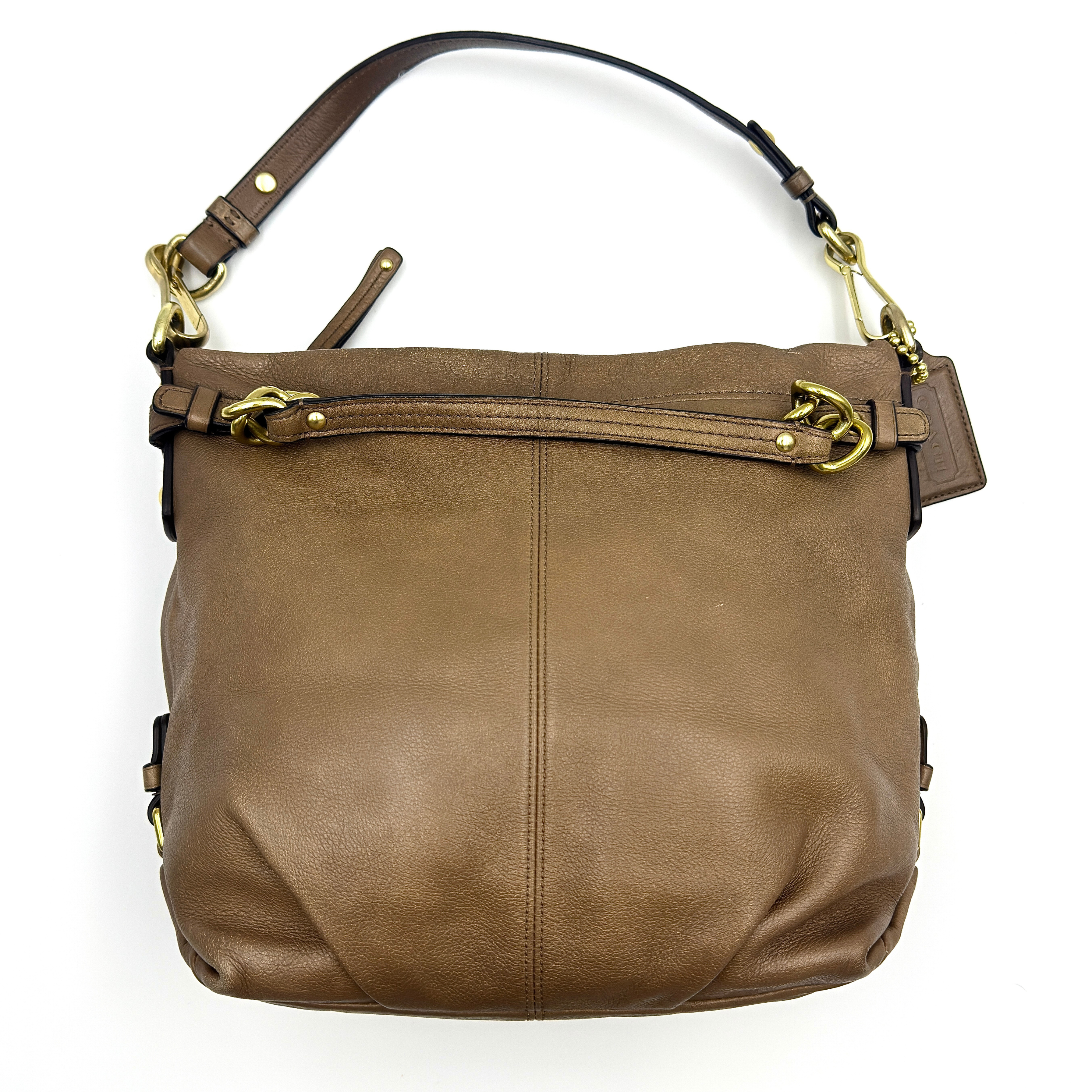 Coach Brooke Hobo Shoulder Bag Brown