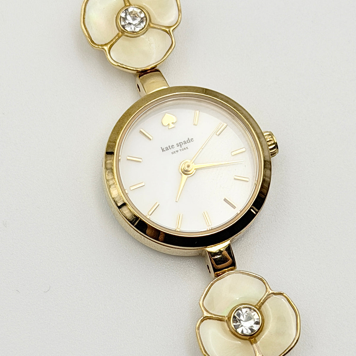 Kate Spade New York Monroe Floral Bracelet Watch Gold