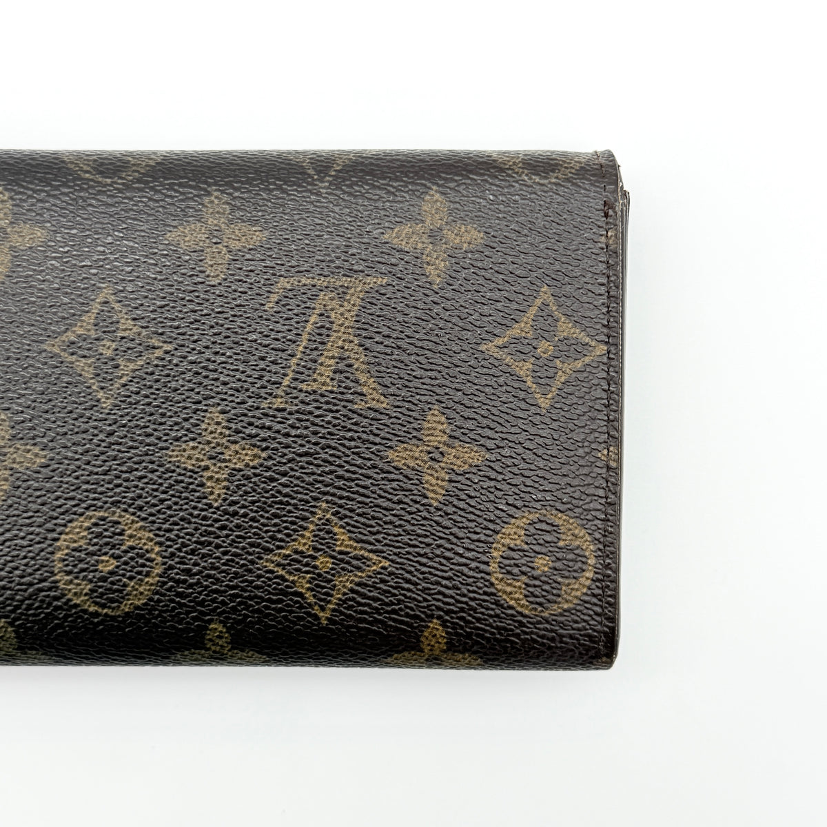 Louis Vuitton Monogram Sarah Long Wallet Brown