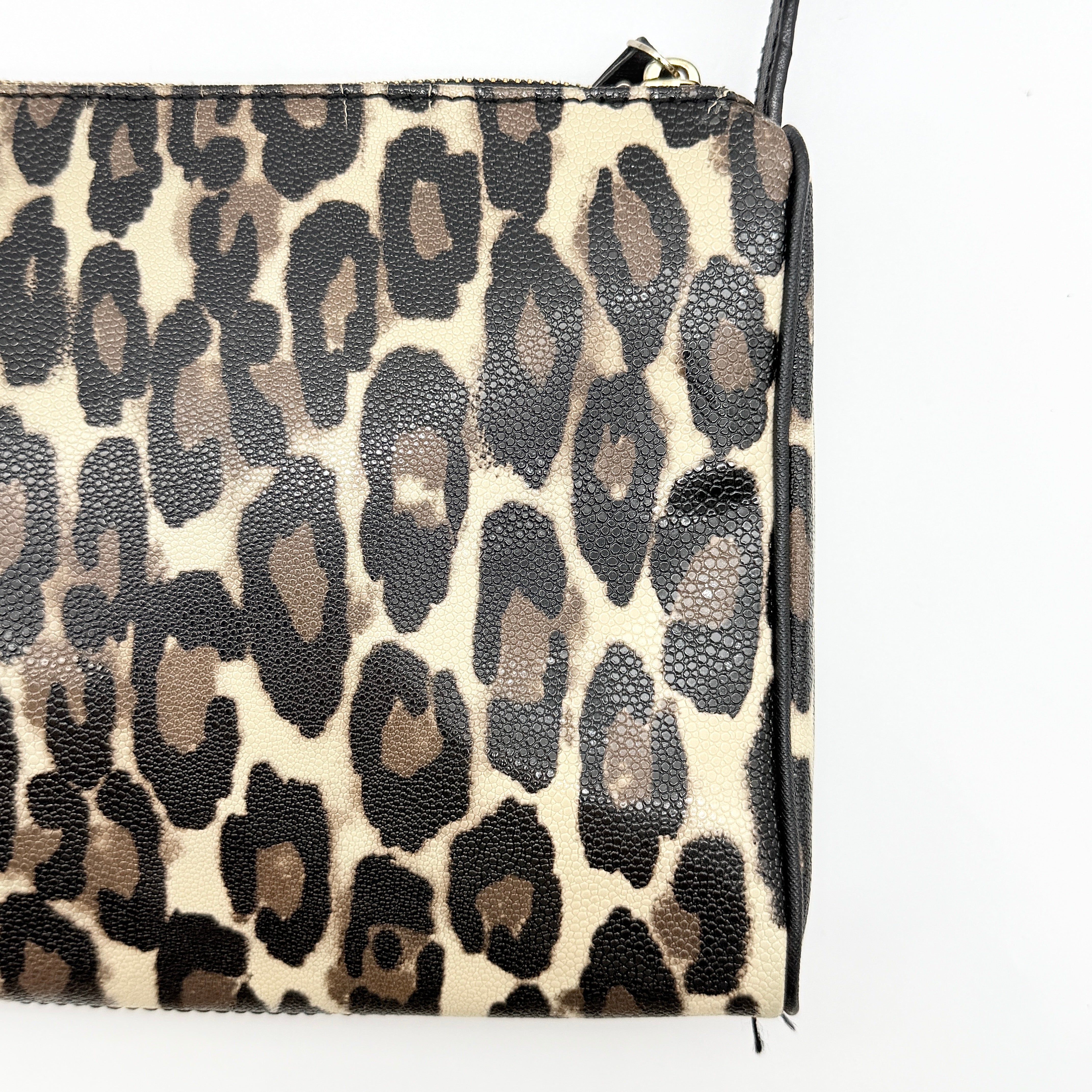 Kate Spade New York Leopard Crossbody Bag Black
