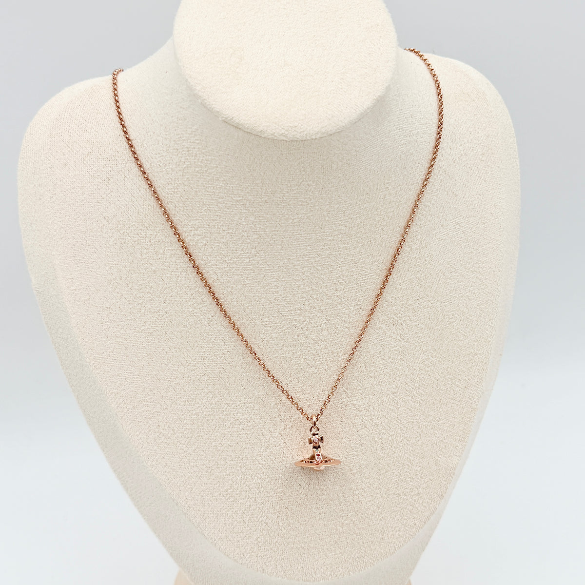 Vivienne Westwood New Petite Orb Necklace Rose Gold/Multi