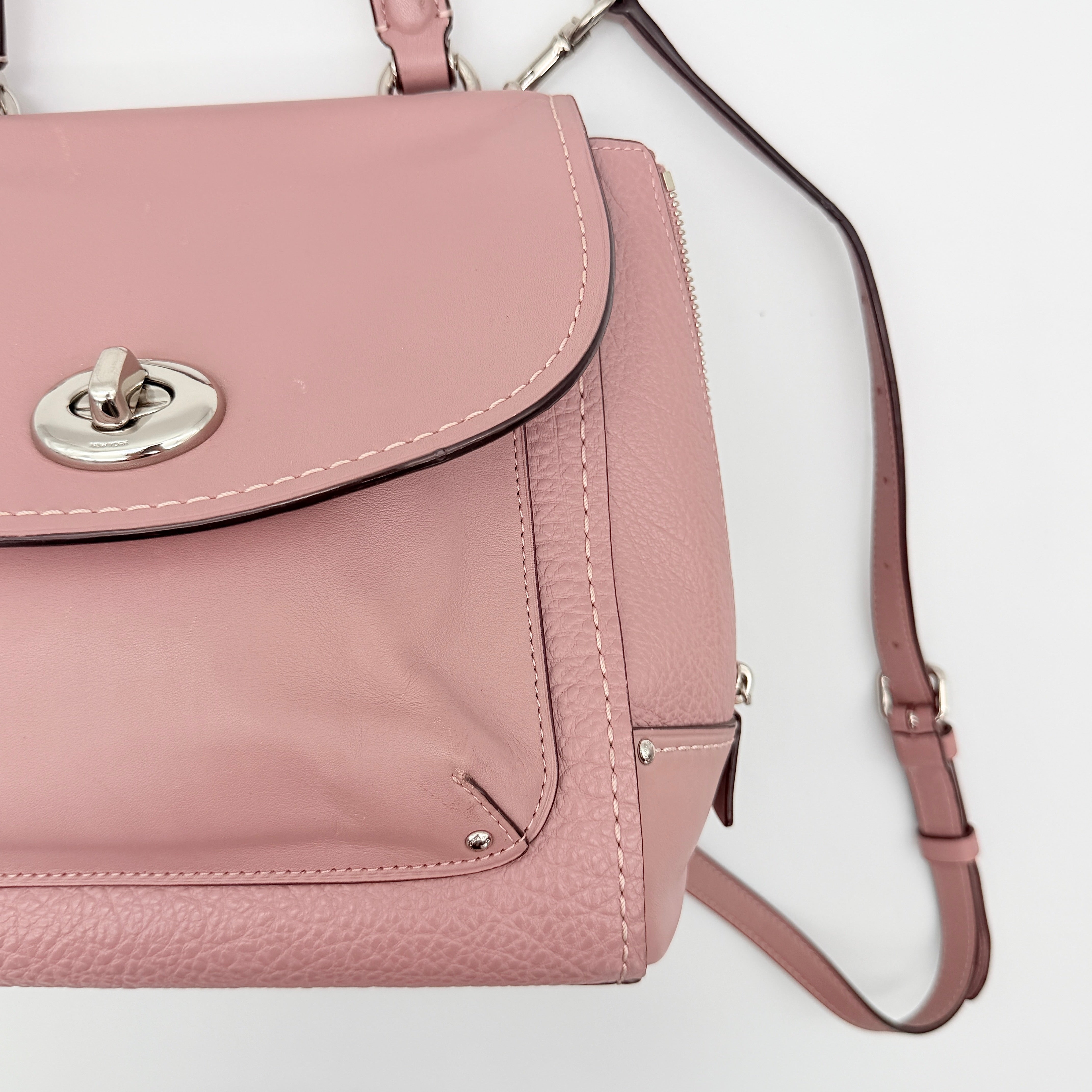 Coach Faye Convertible Backpack Dusty Pink