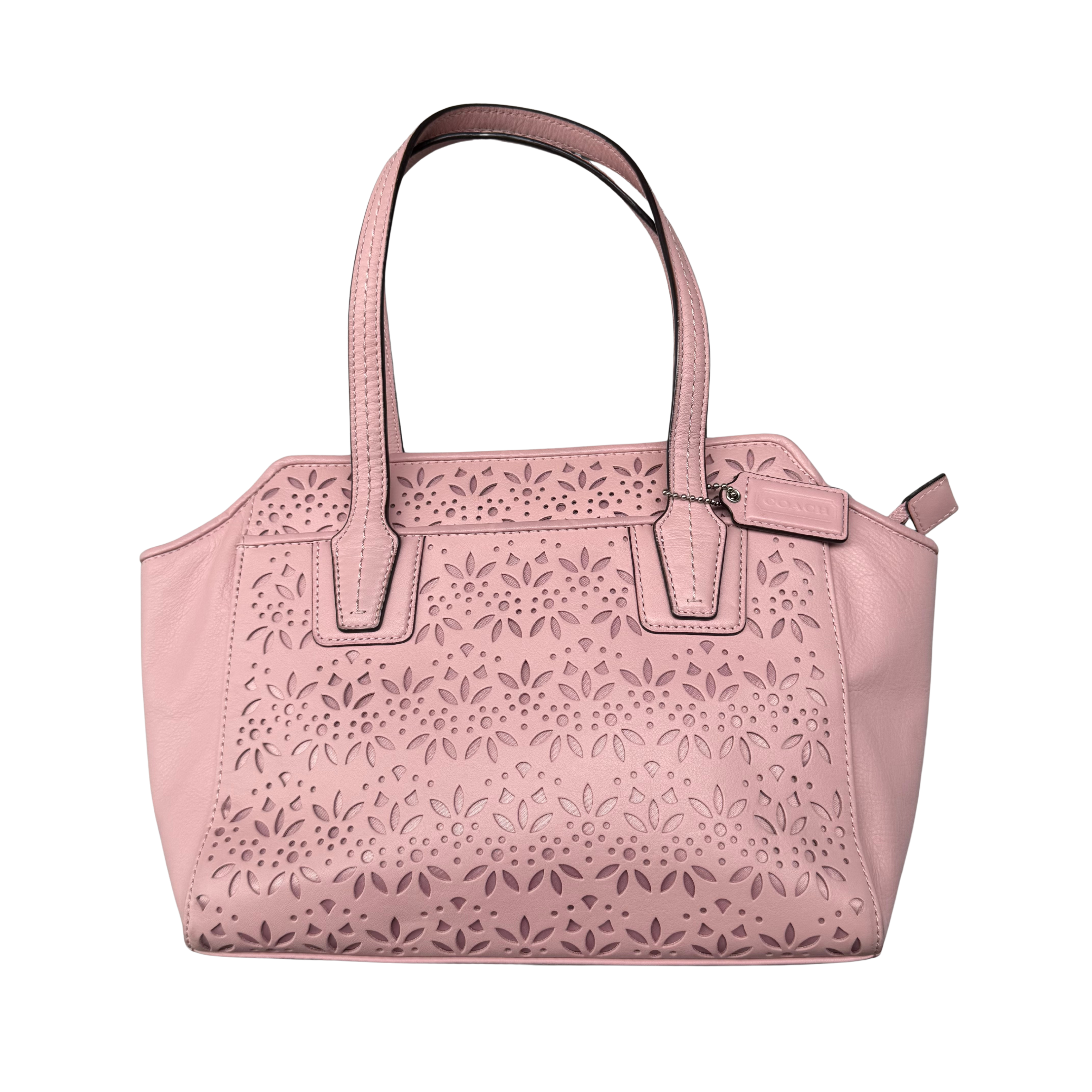 Coach 2Way Taylor Eyelet Bette Mini Tote Bag Pink