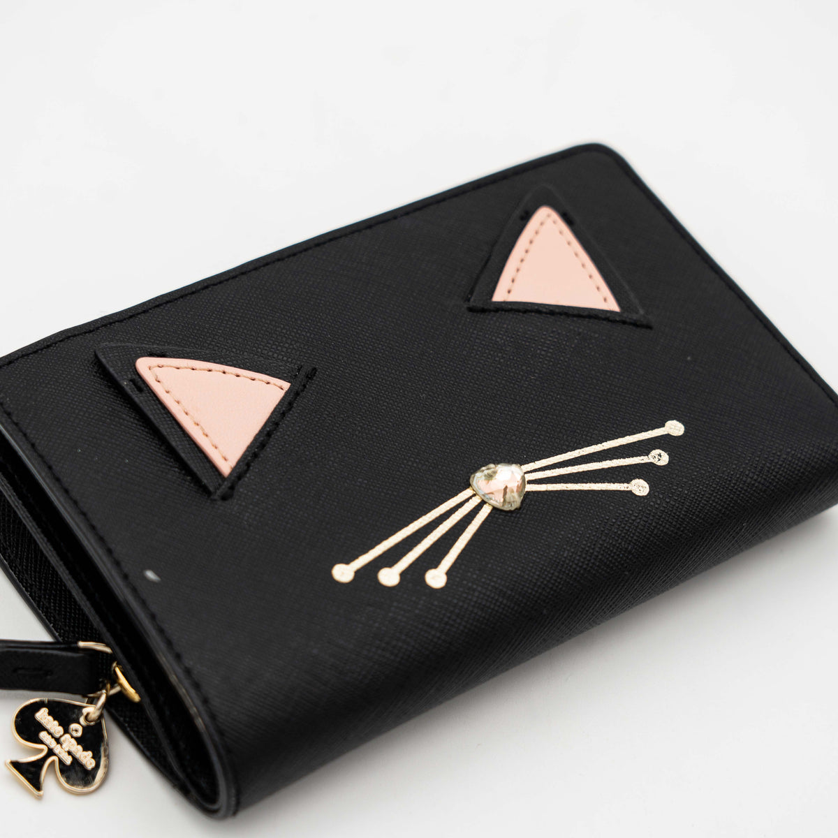 Kate Spade New York Jazz Things Up Cat Wallet Black/Multi