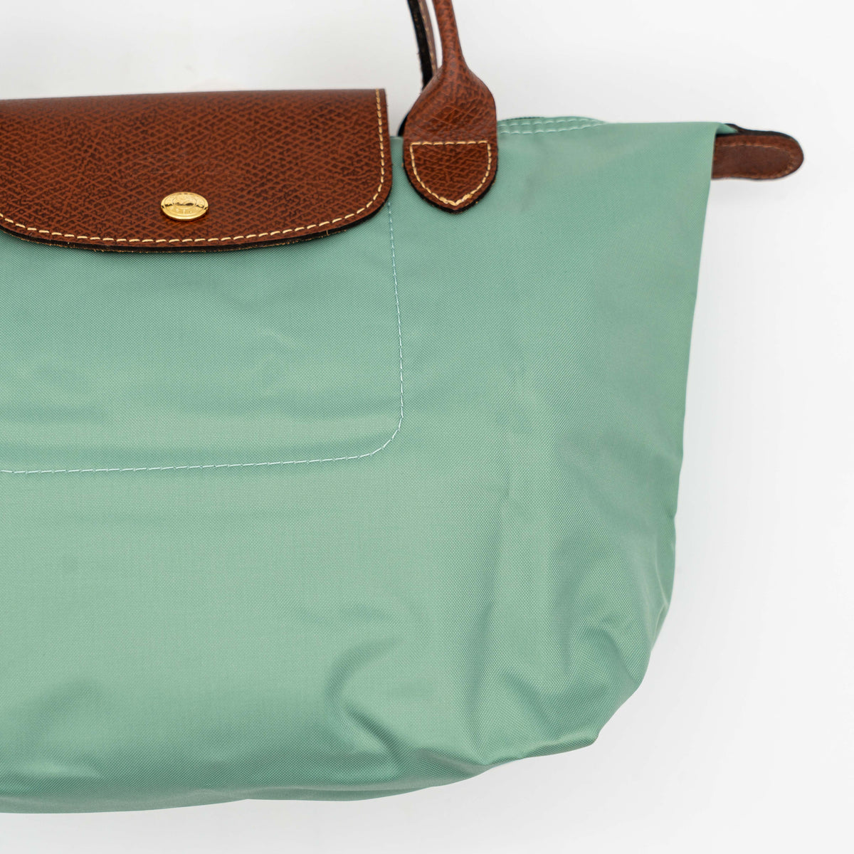 Longchamp Le Pliage Original Handbag Light Green/Brown