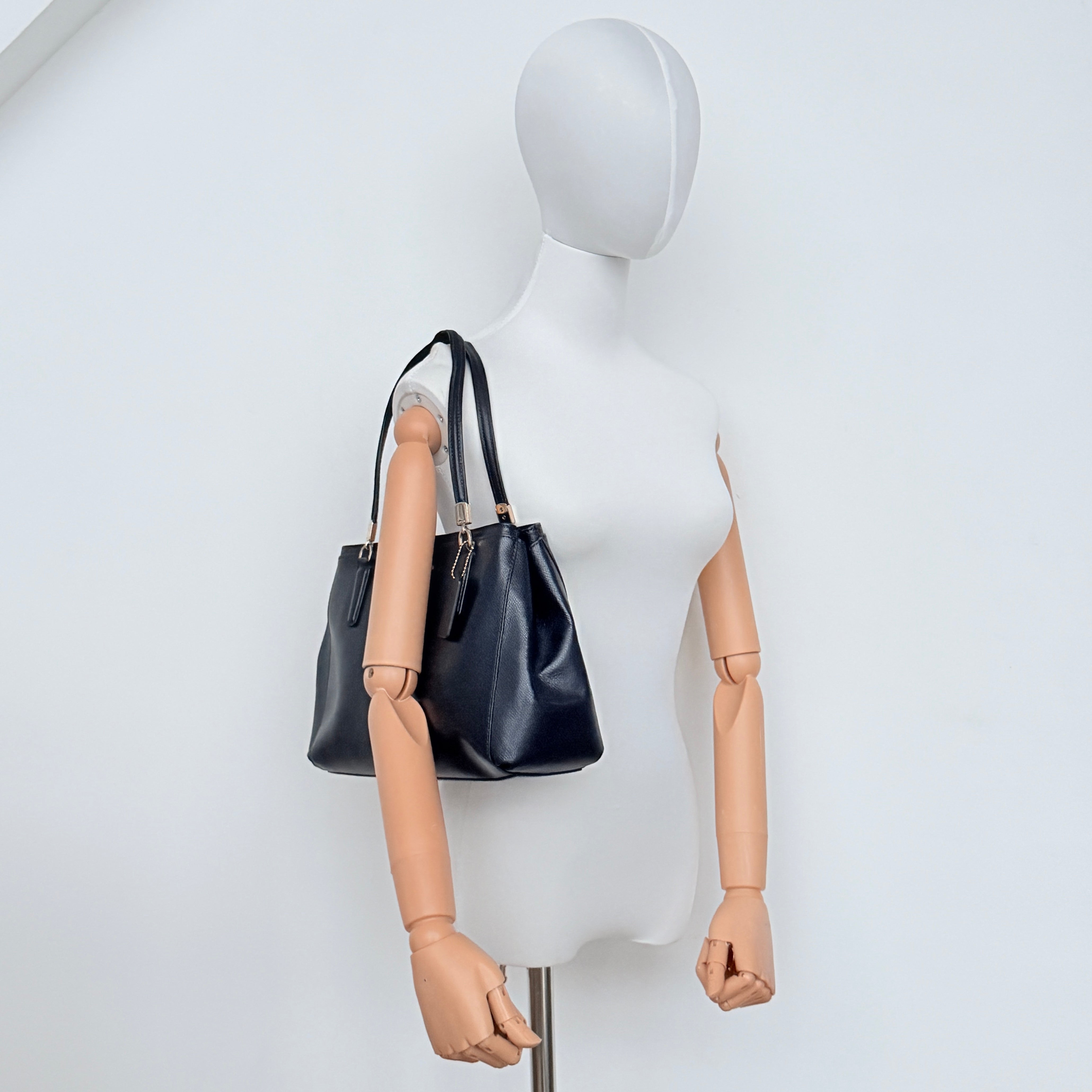 Coach 2Way Christie Carryall Handbag Black
