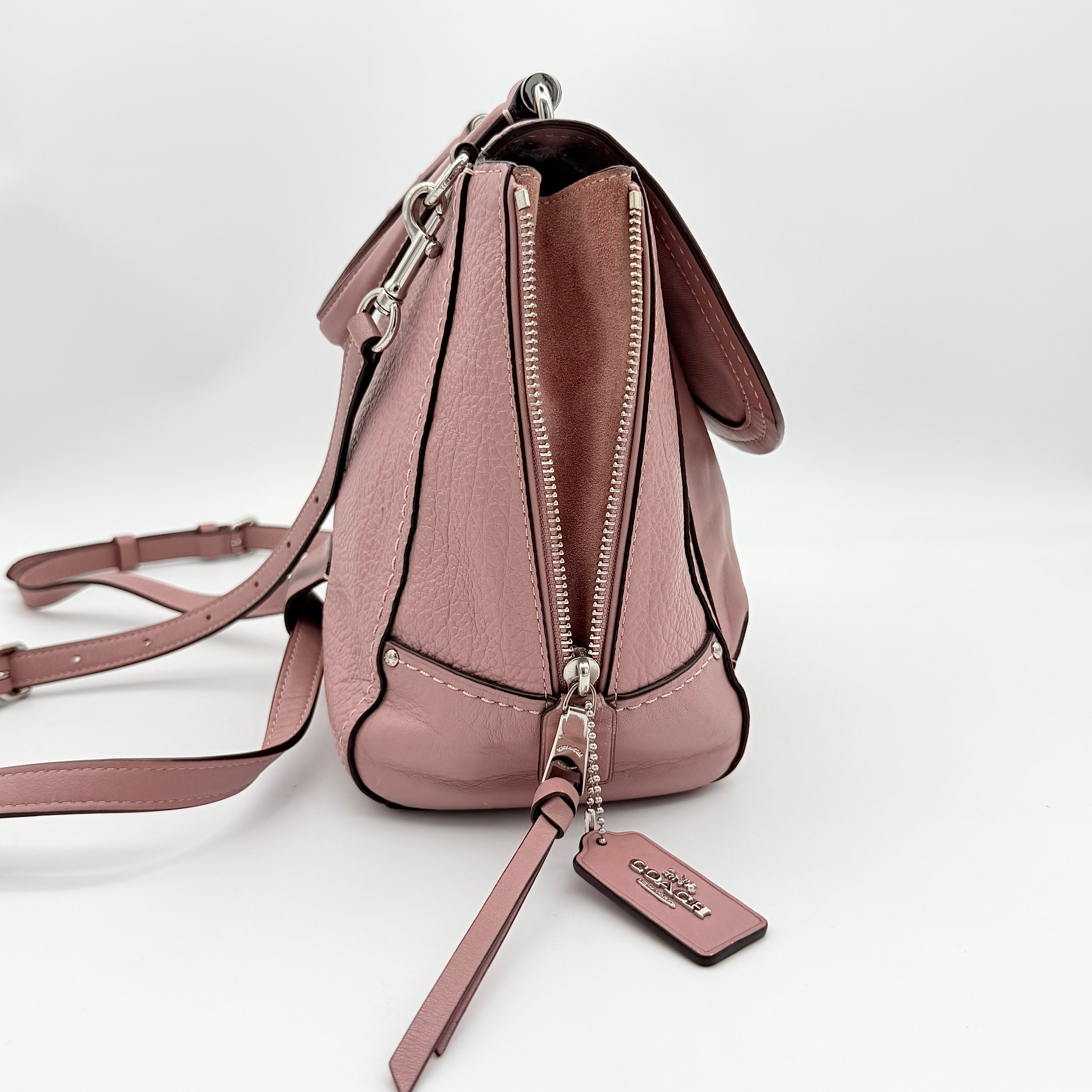 Coach Faye Convertible Backpack Dusty Pink