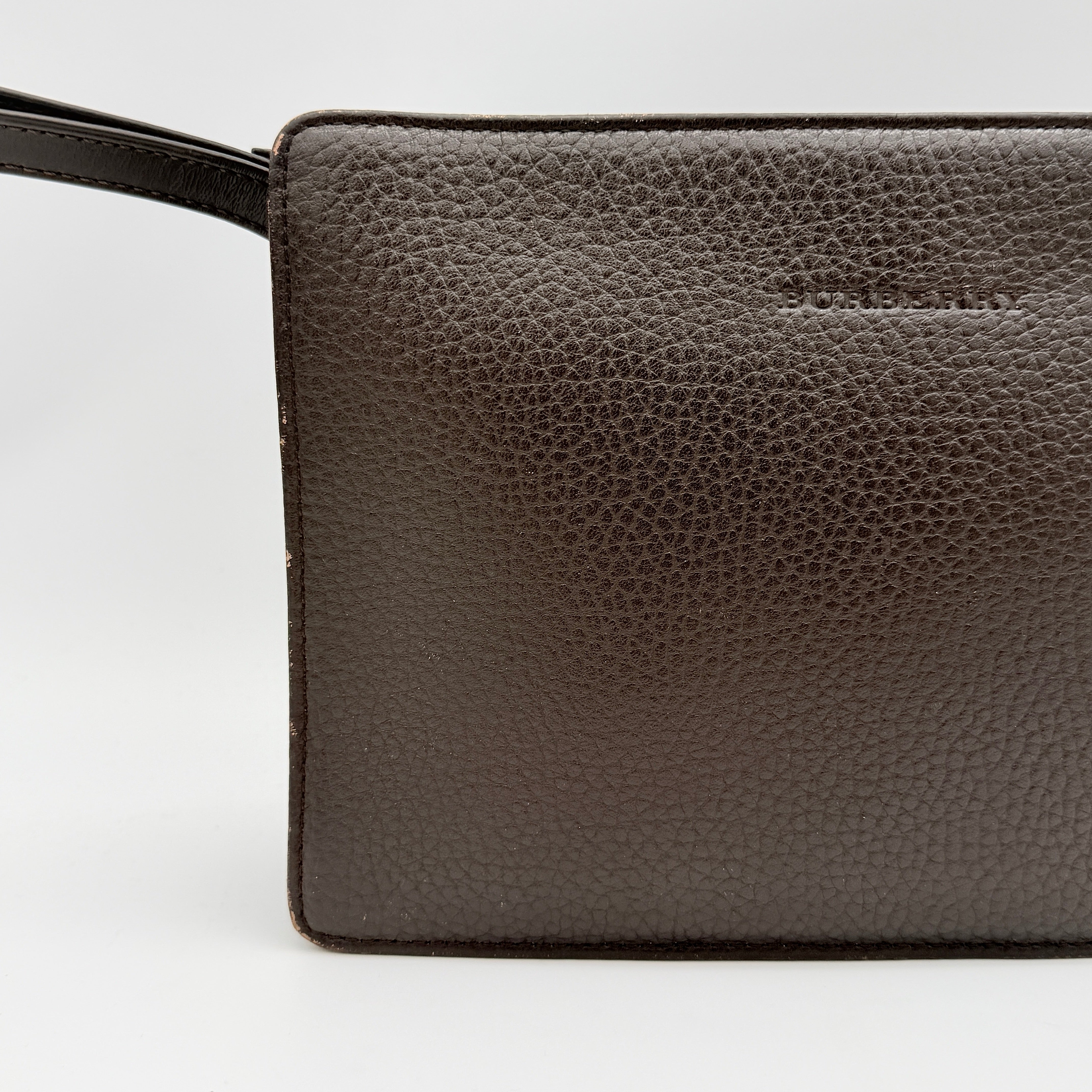 Burberry Nova Check Clutch Bag Brown/Beige