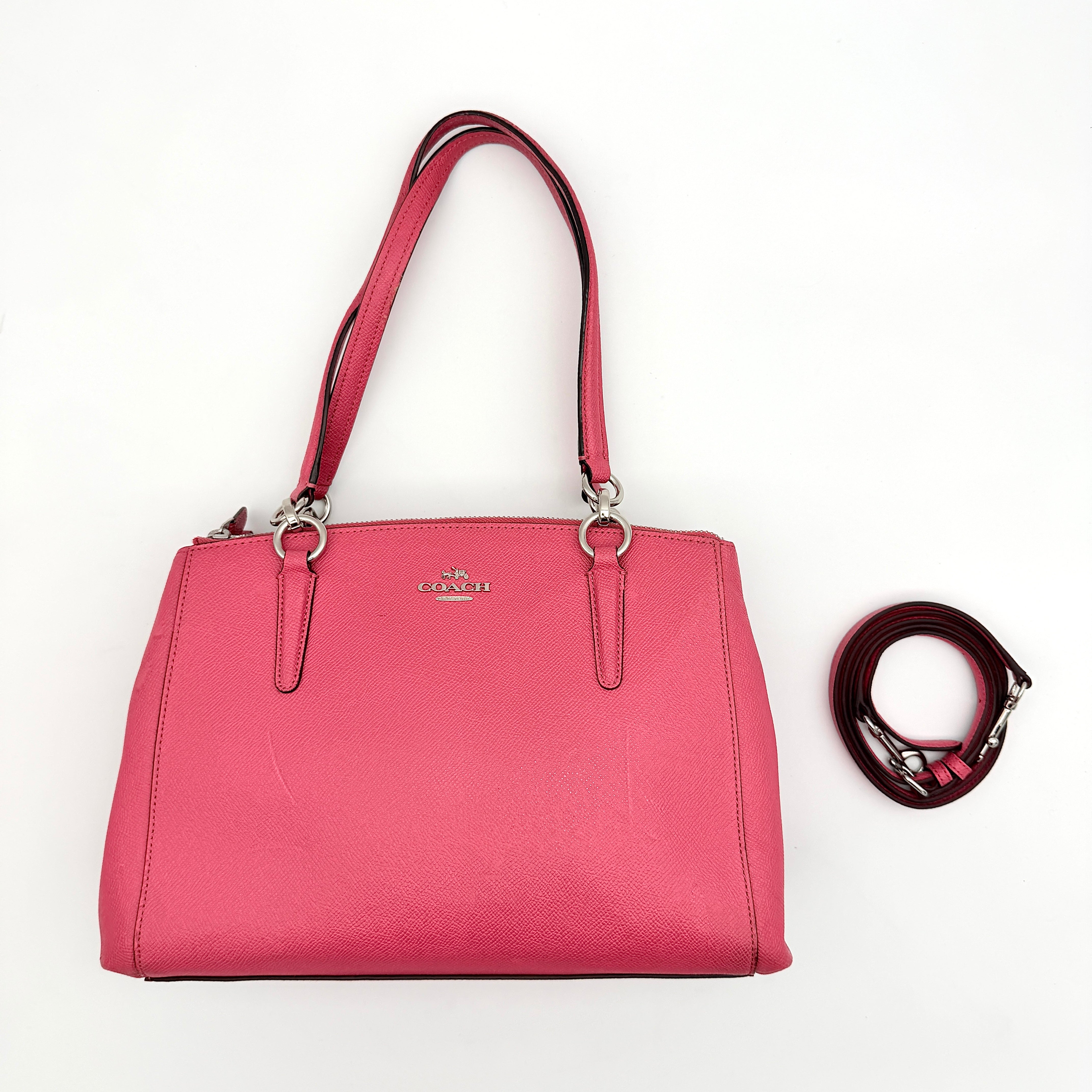 Coach 2Way Christie Carryall Handbag Pink