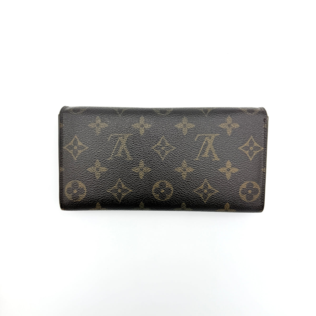 Louis Vuitton Monogram Sarah Long Wallet Brown
