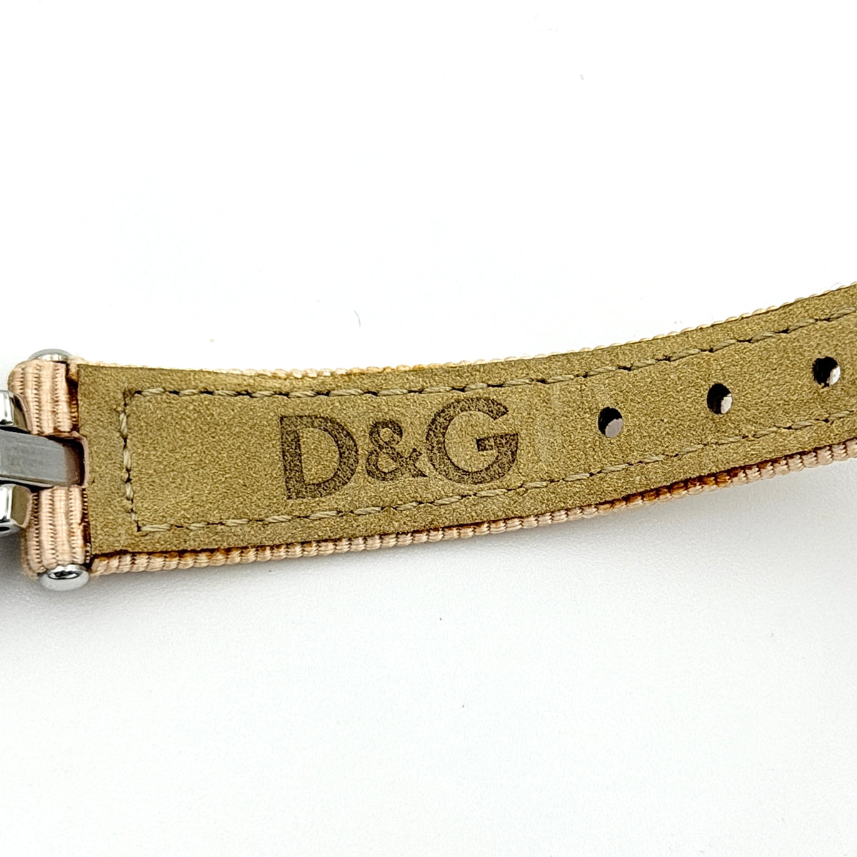 Dolce & Gabbana Rectangular Watch Beige