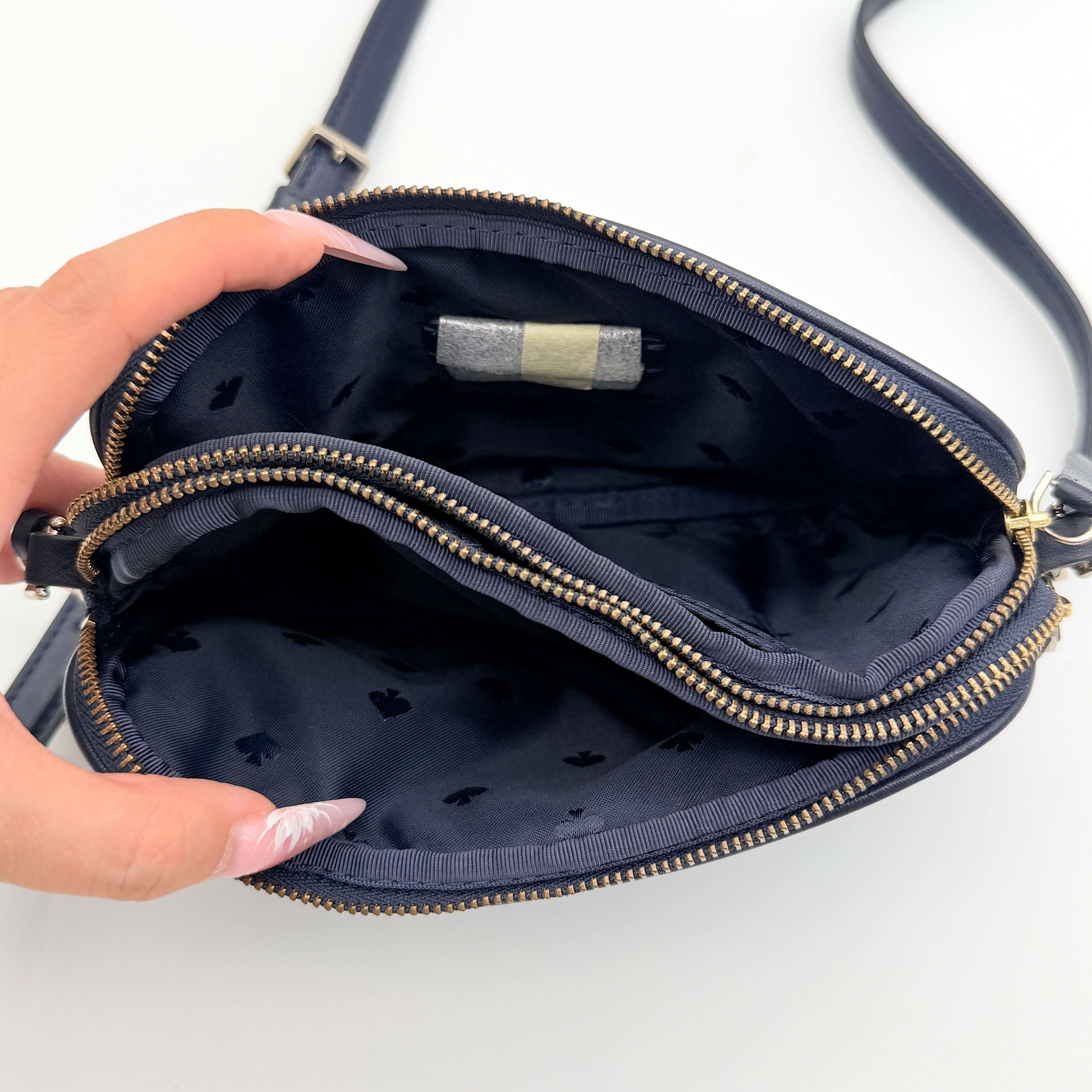 Kate Spade New York Briar Lane Quilted Denim Kendall Crossbody Bag