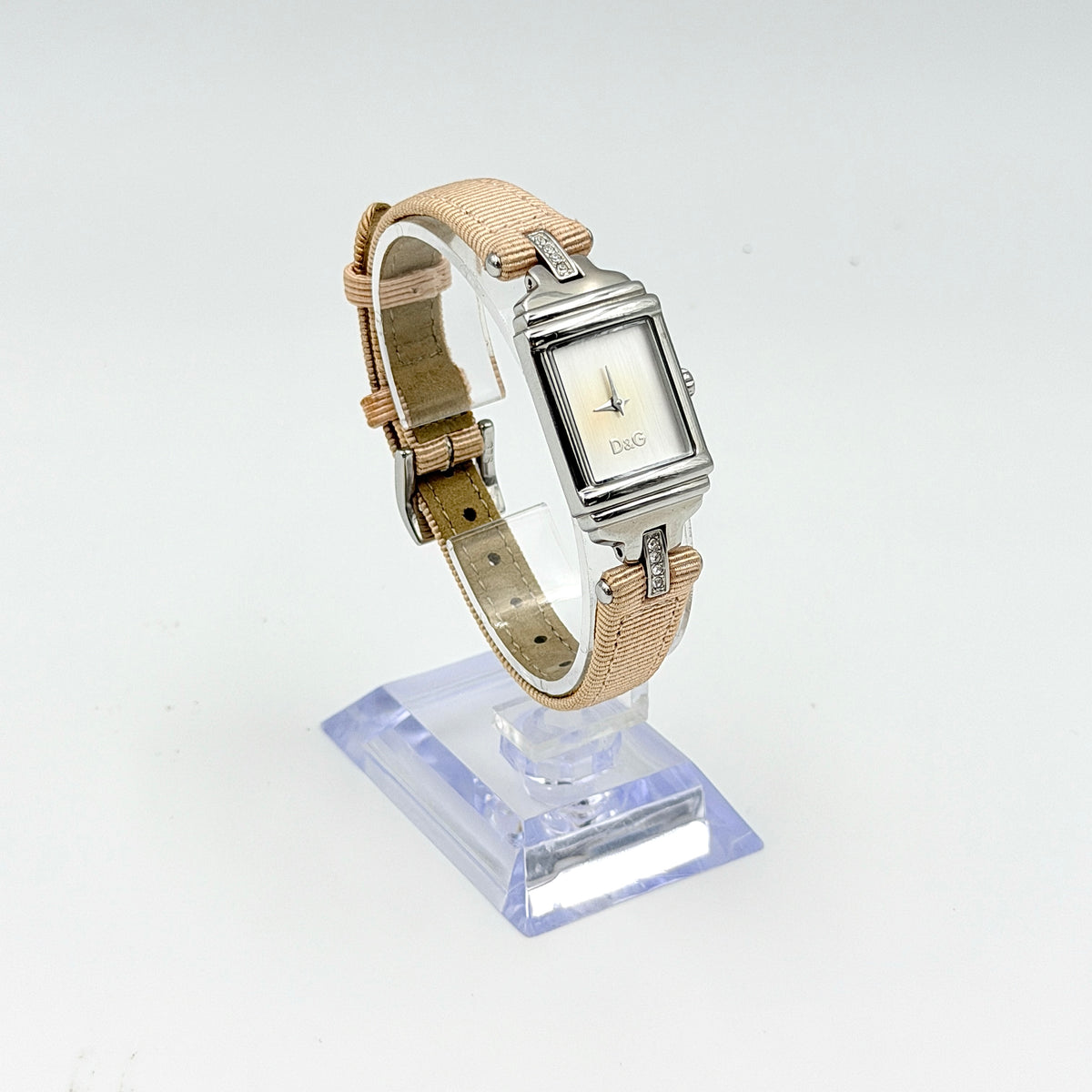Dolce & Gabbana Rectangular Watch Beige