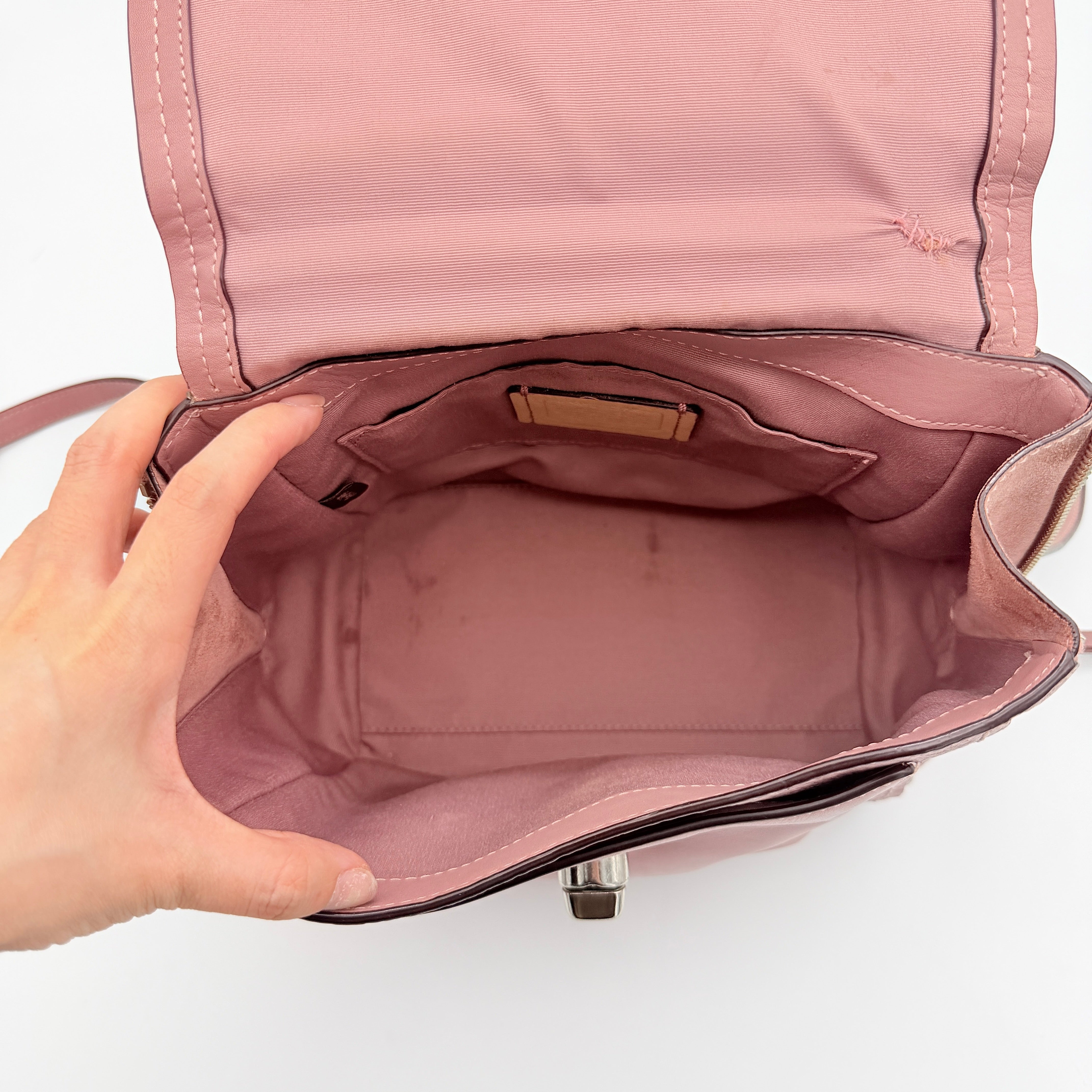 Coach Faye Convertible Backpack Dusty Pink