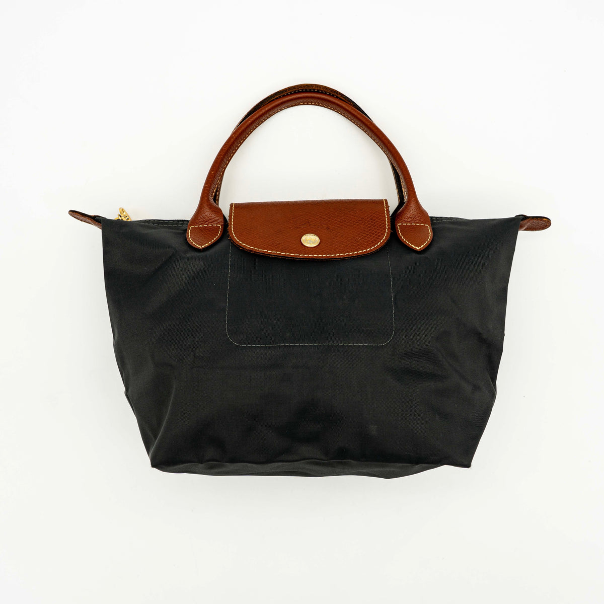 Longchamp Le Pliage Original Handbag Black/Brown
