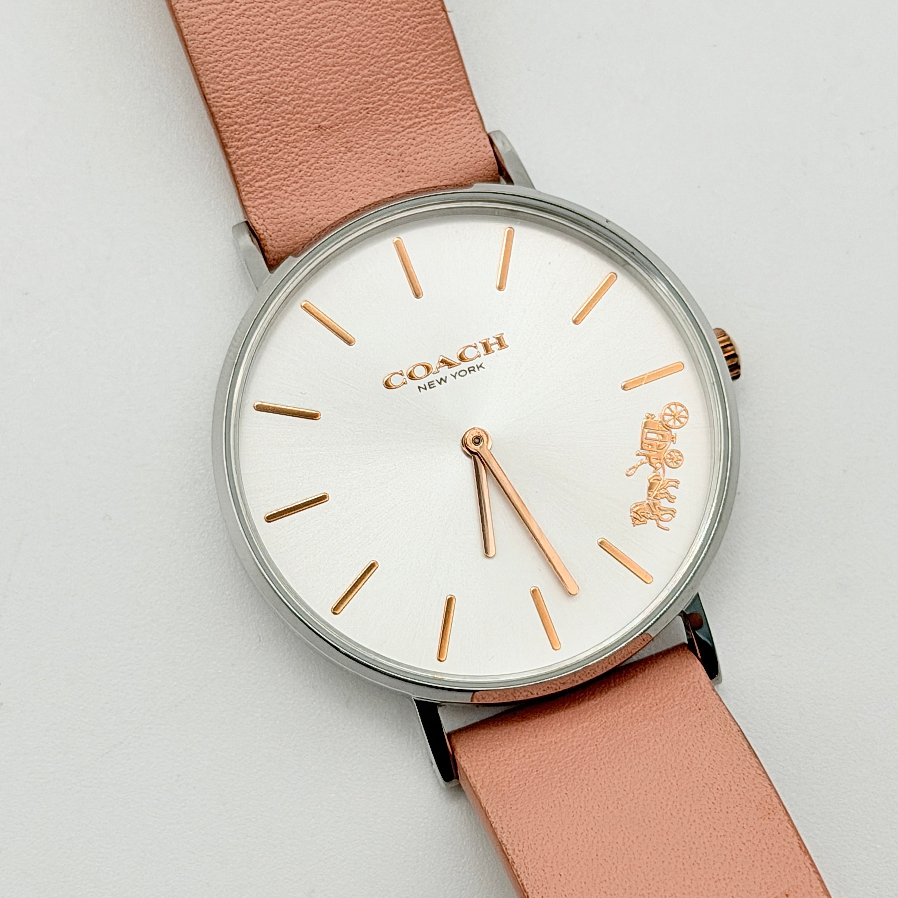 Coach Perry Watch Pink/Silver