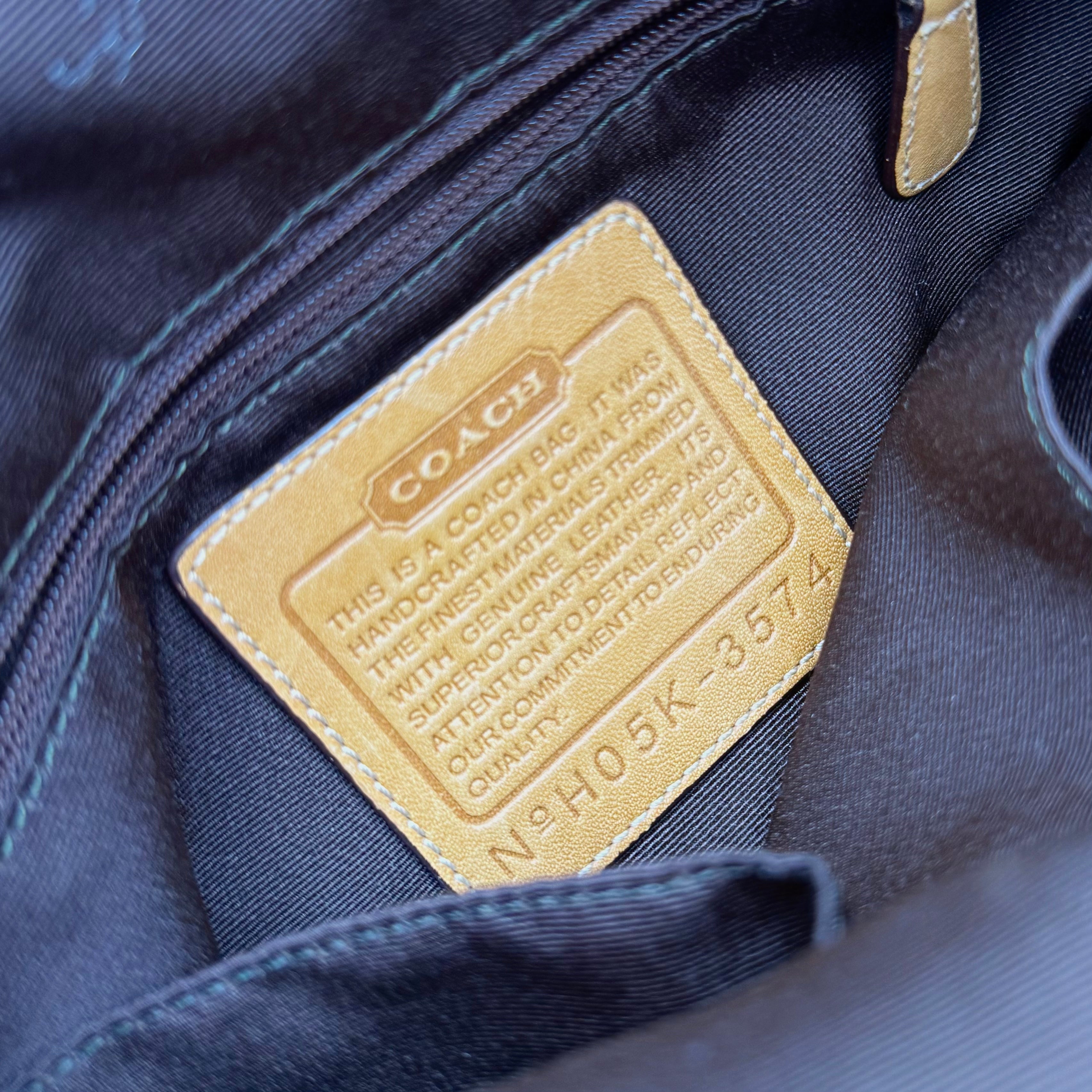 Coach 2Way Signature Canvas Shoulder Bag Beige/Tan