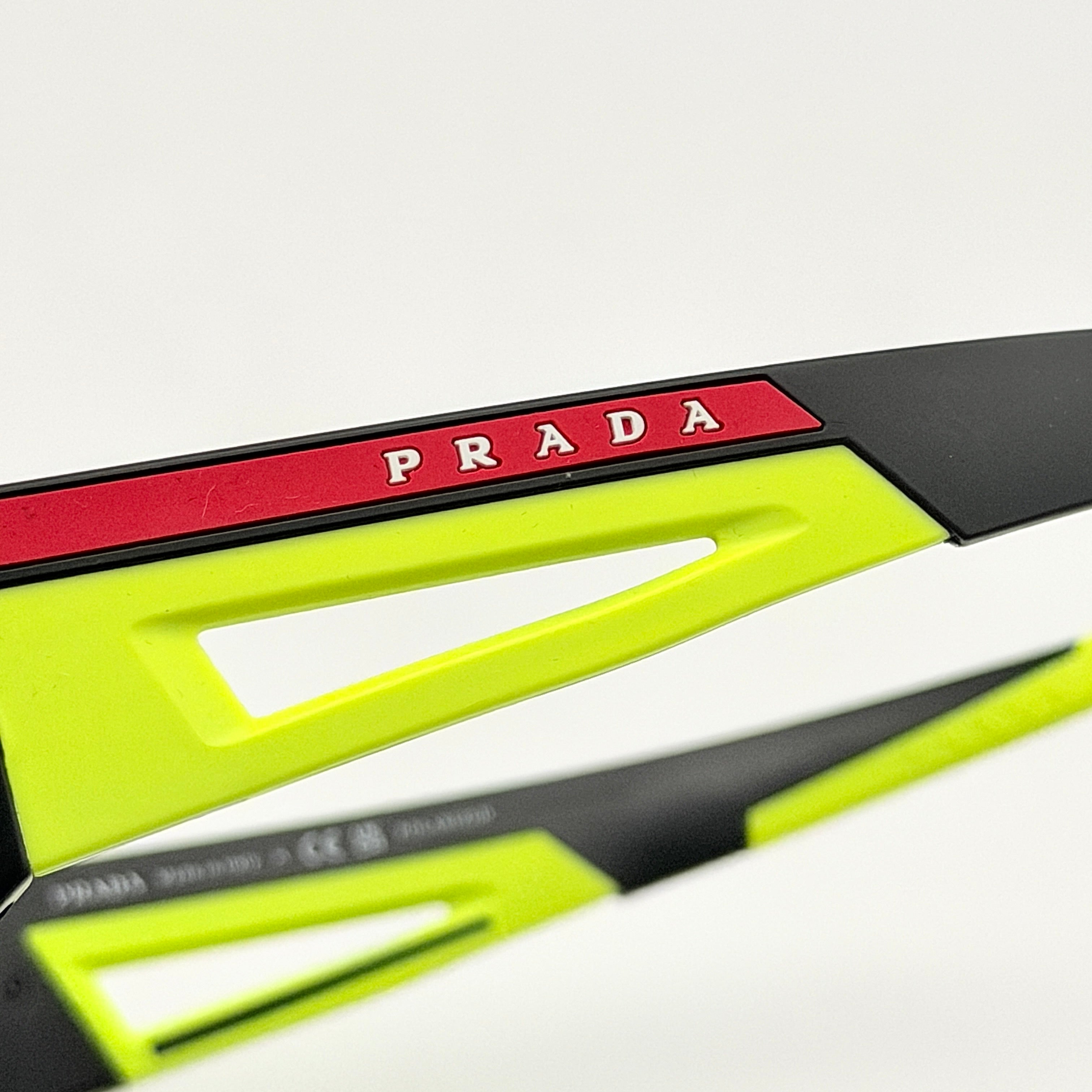 Prada Linea Rossa Impavid SPS02Y Sunglasses Neon Yellow/Black