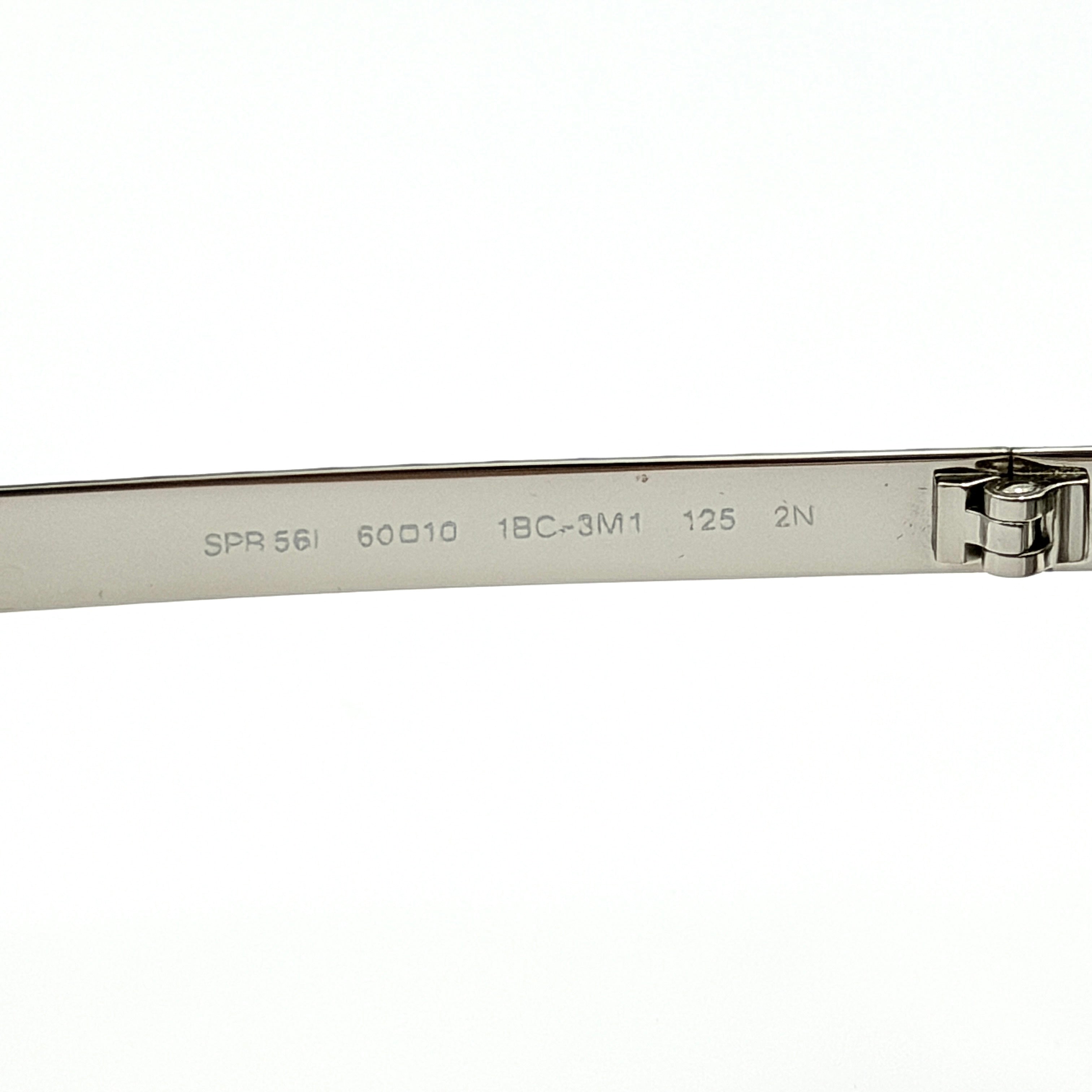 Prada SPR56I Rhinestone Sunglasses Silver