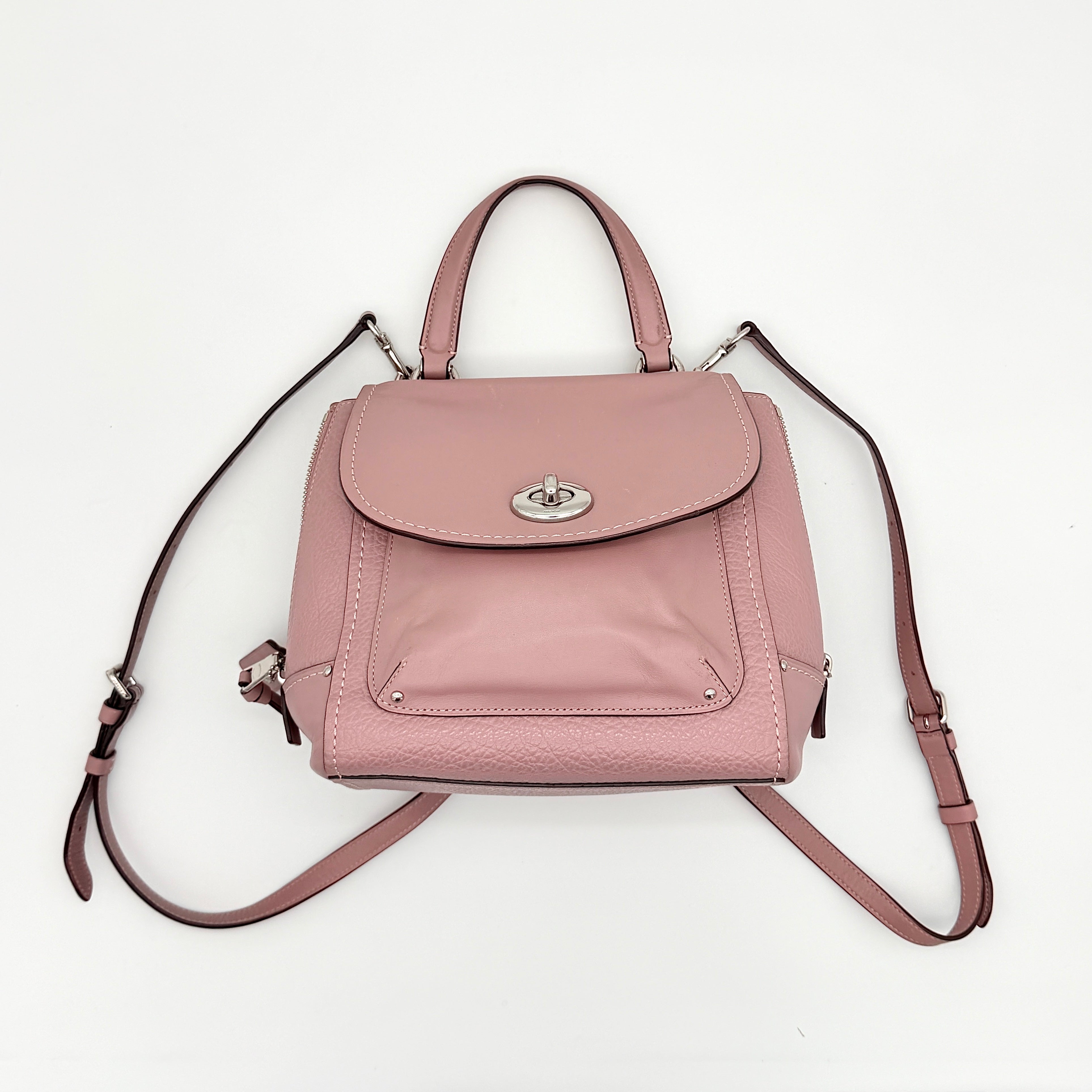 Coach Faye Convertible Backpack Dusty Pink
