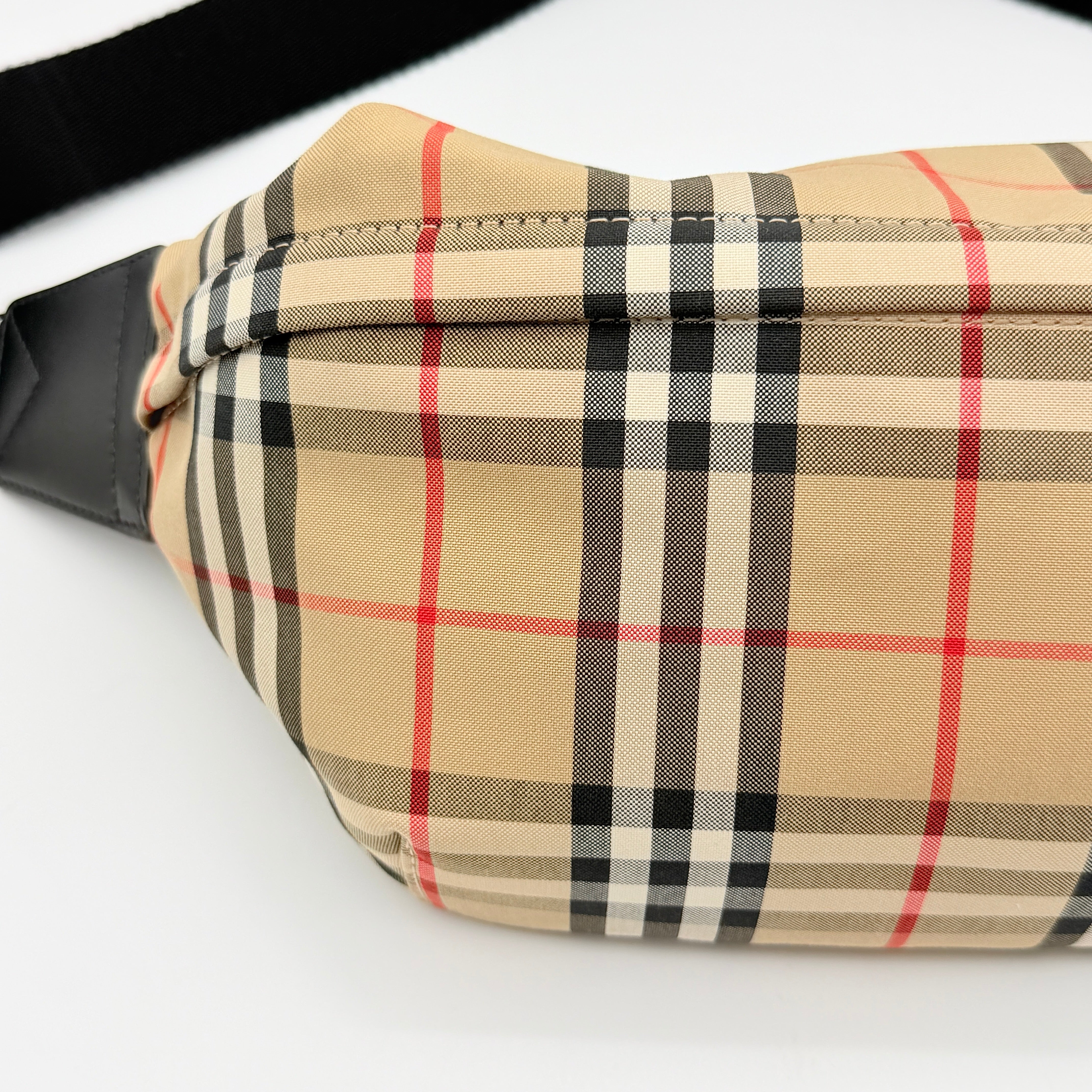 Burberry Nova Check Waist Bag Beige