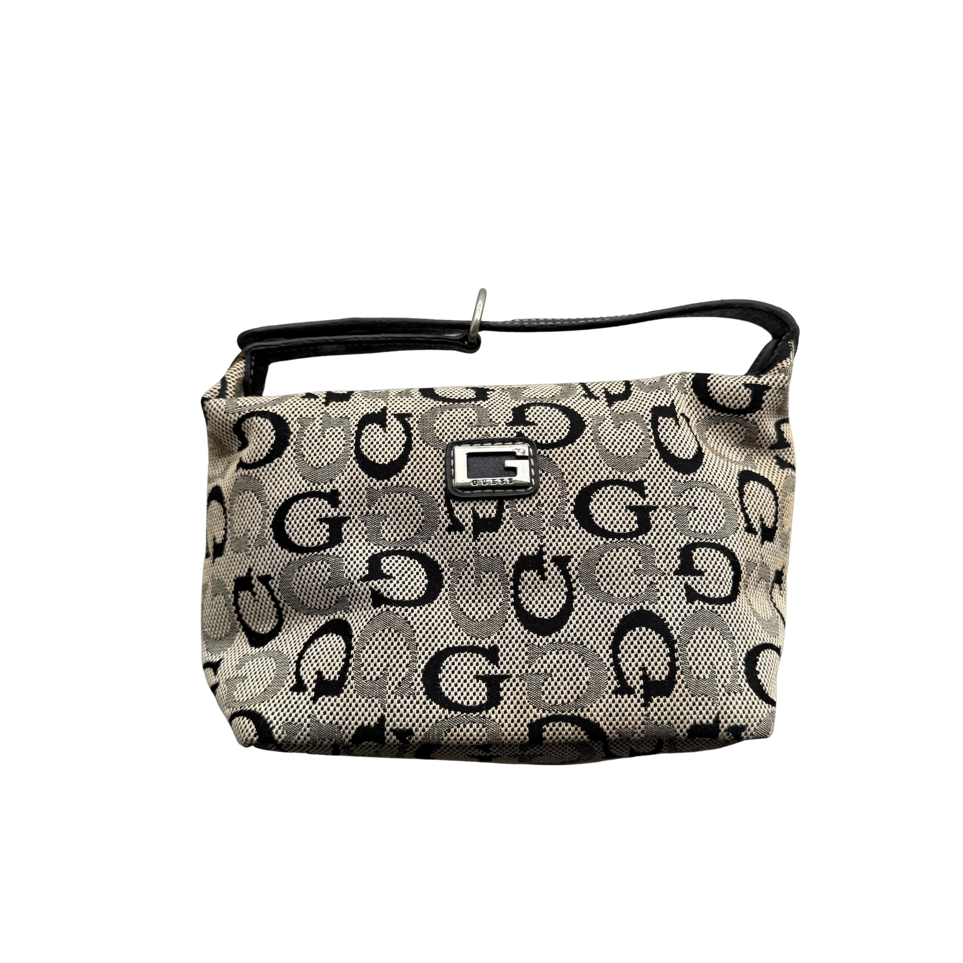 Guess Y2K Monogram Mini Hobo ShoulderBag Grey/Black