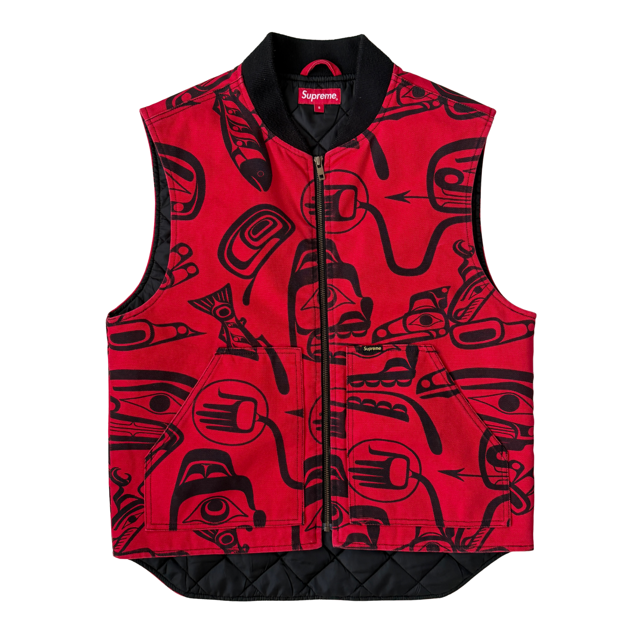 Supreme Haida Work Vest Red