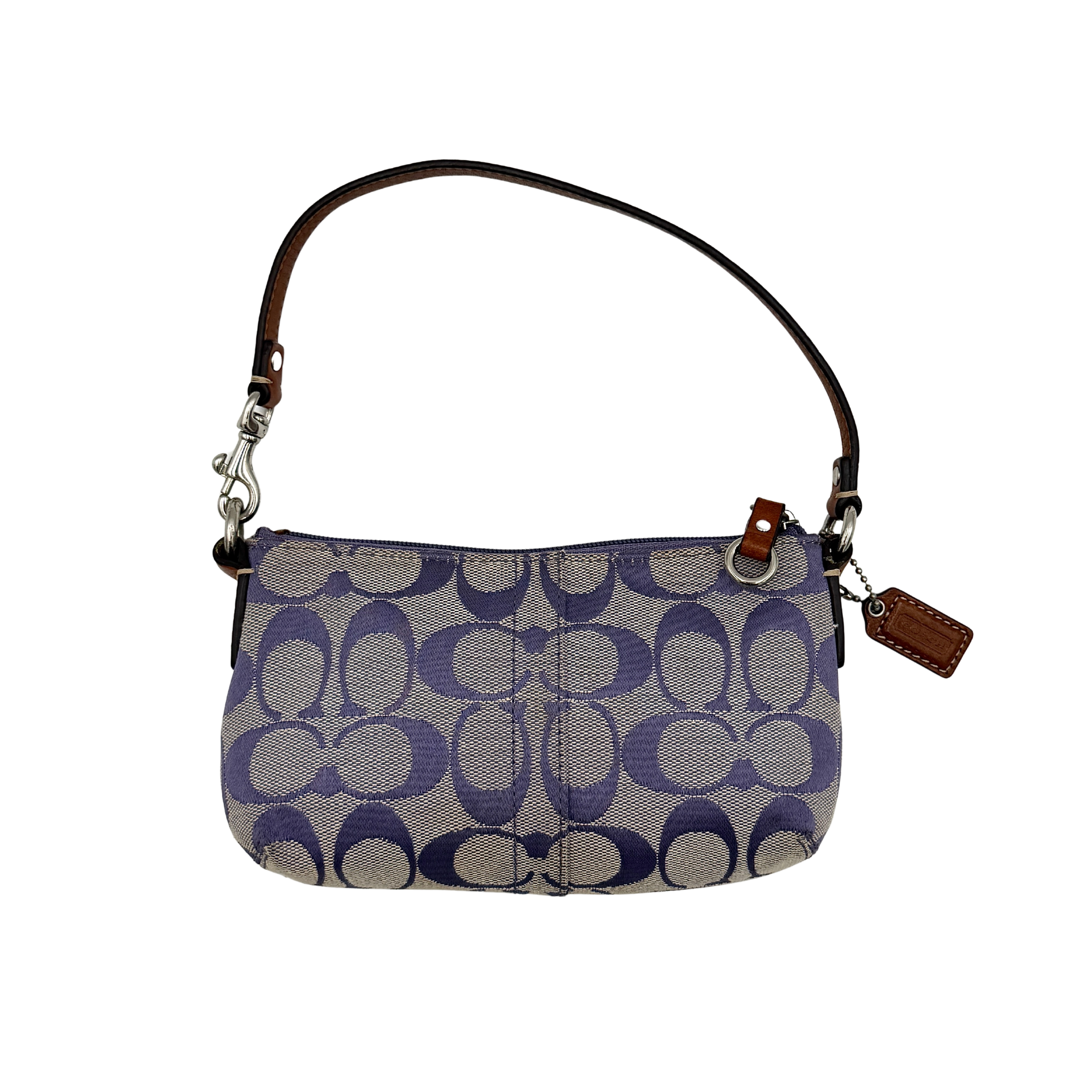 Coach Signature Canvas Mini Bag Purple/Grey