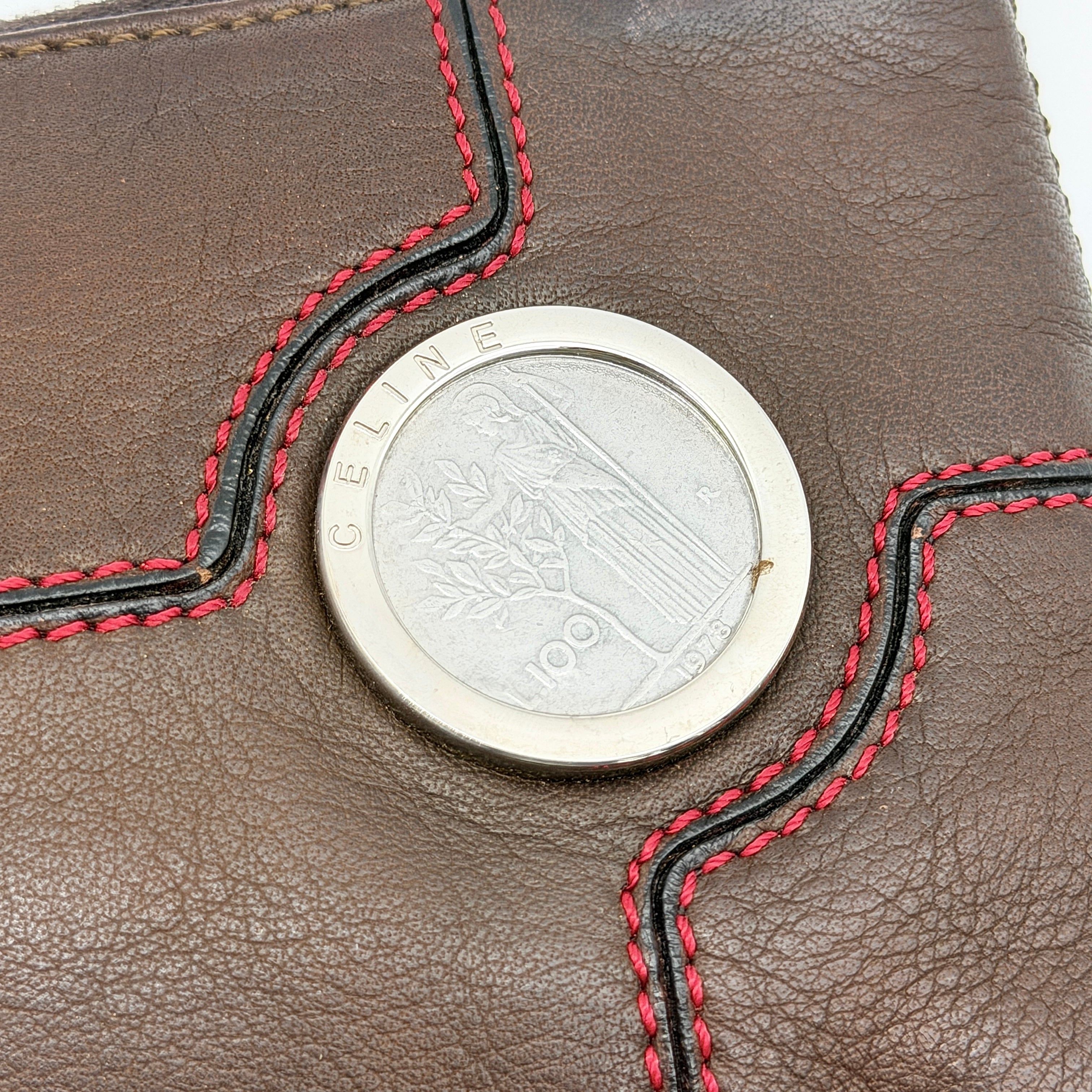 Celine Eurodyssey Pouch Brown