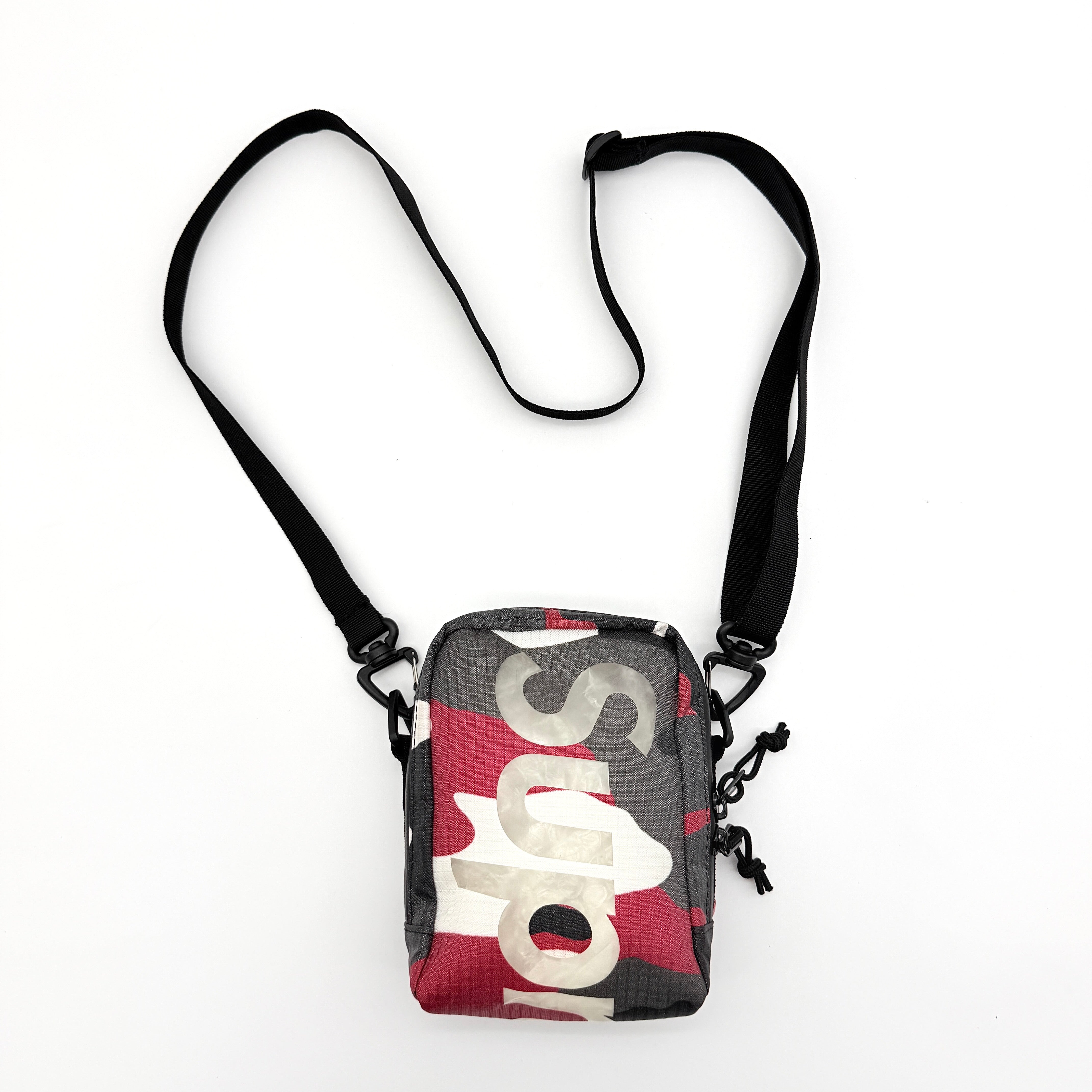 Supreme SS21 Neck Pouch Bag Red Camo