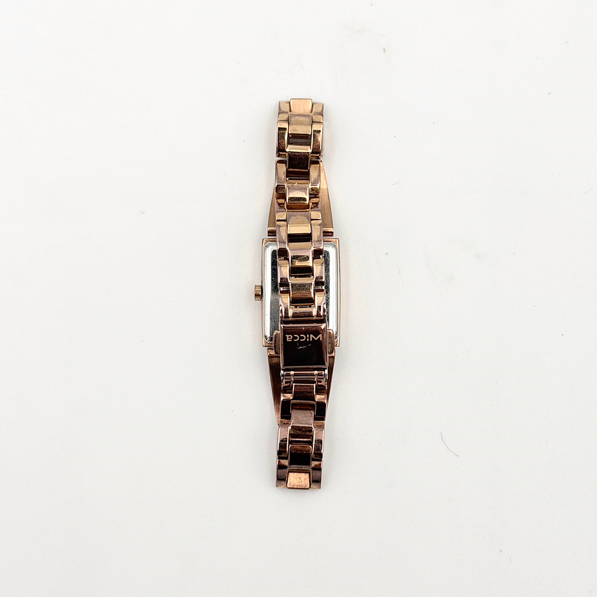 Citizen Wicca Eco-Drive B035-S051843 Tank Watch Rose Gold