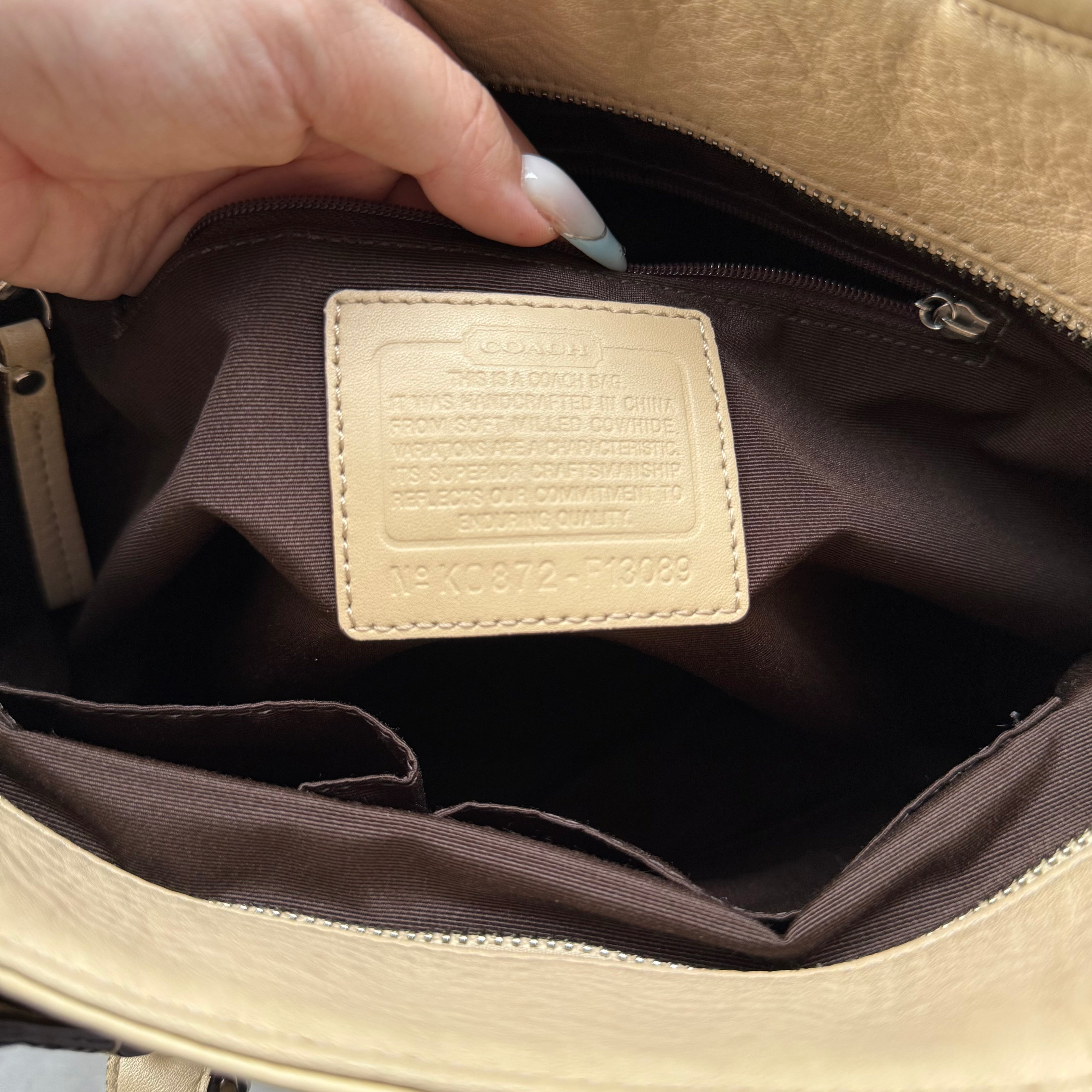 Coach Hamilton Tote Bag Cream