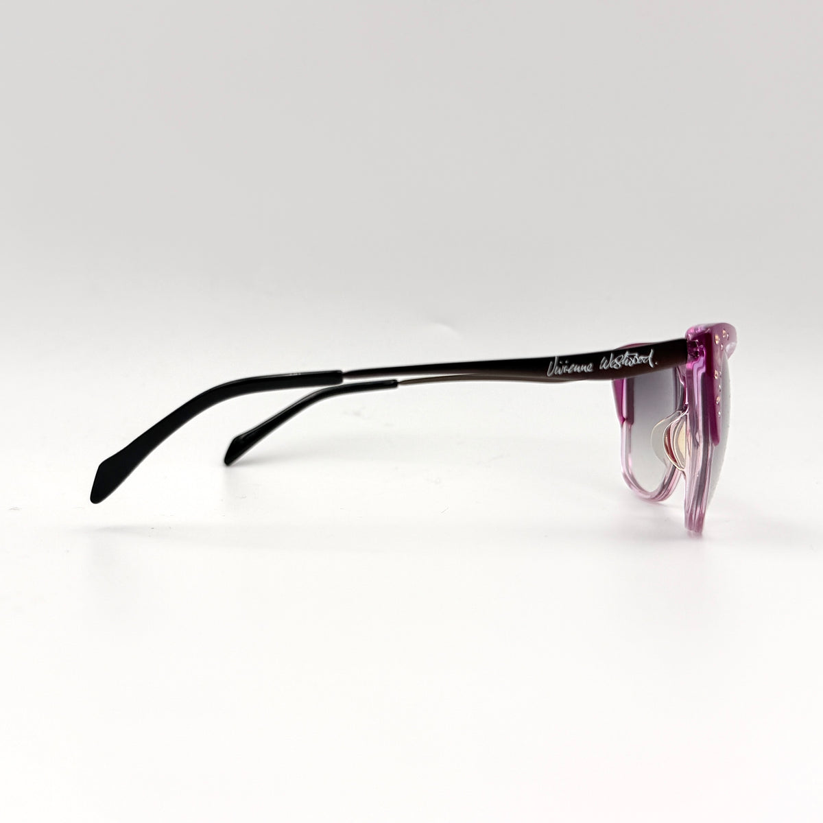 Vivienne Westwood Orb VW7750-PP Cateye Sunglasses Purple/Brown