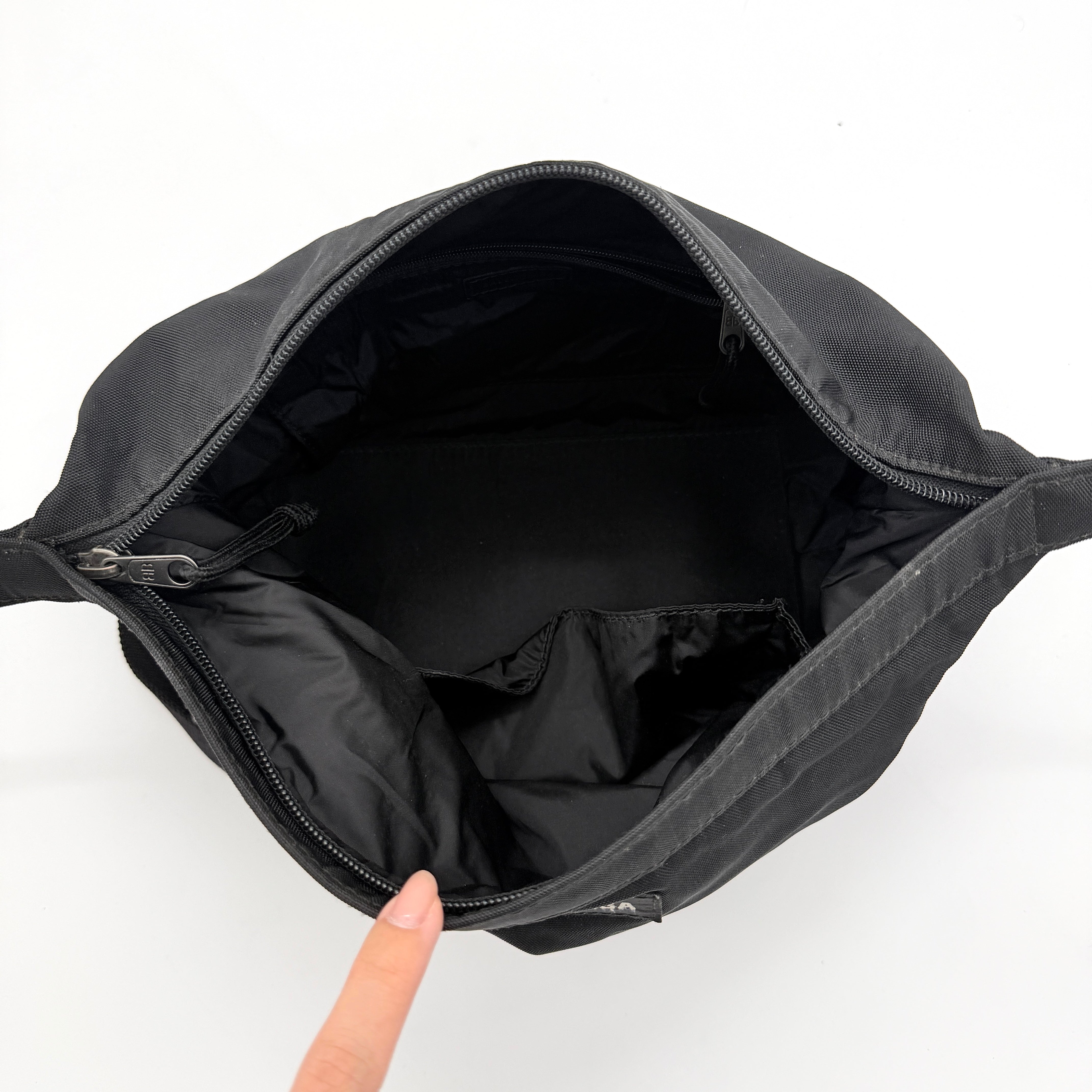 Balenciaga Explorer Nylon Pouch Black