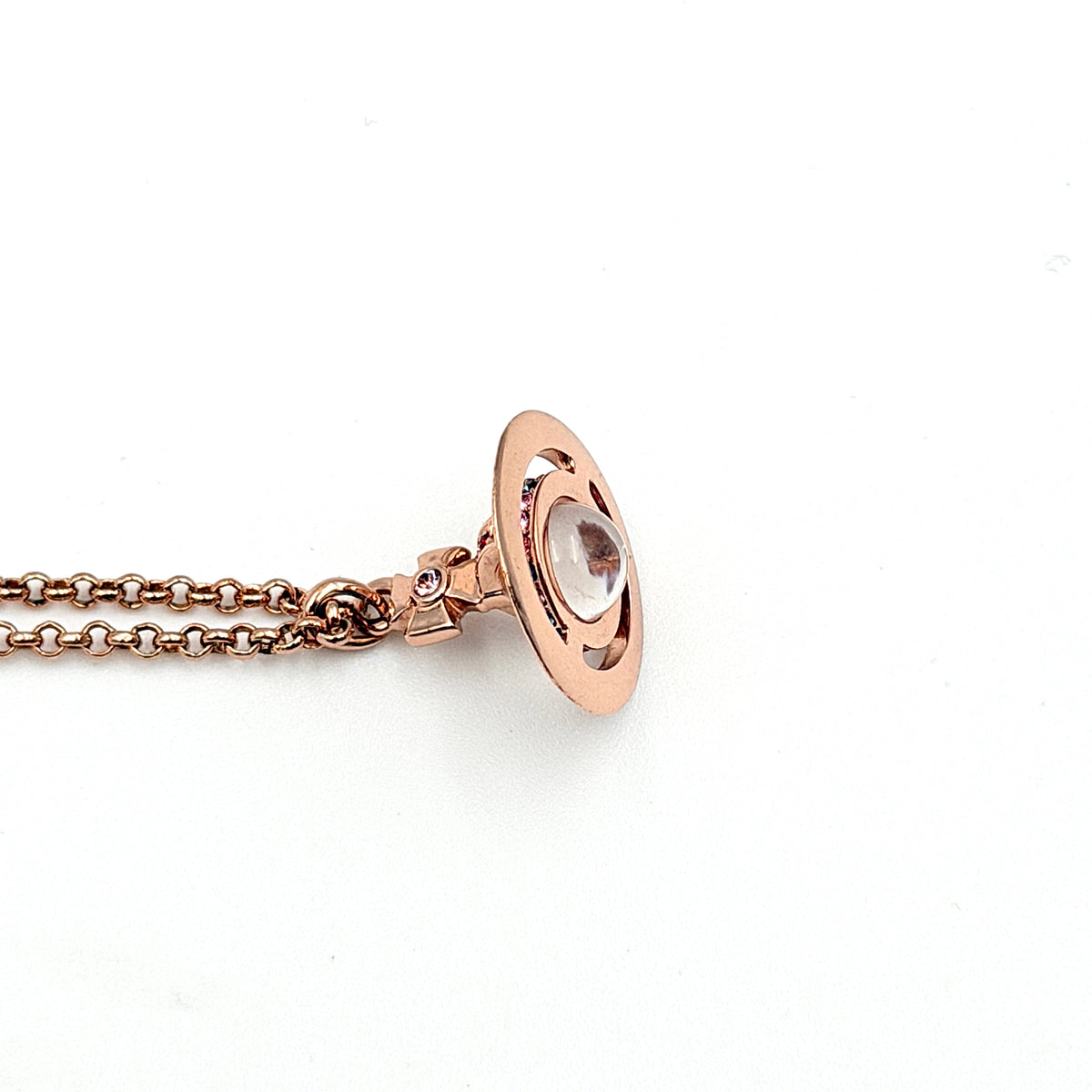 Vivienne Westwood New Petite Orb Necklace Rose Gold/Multi
