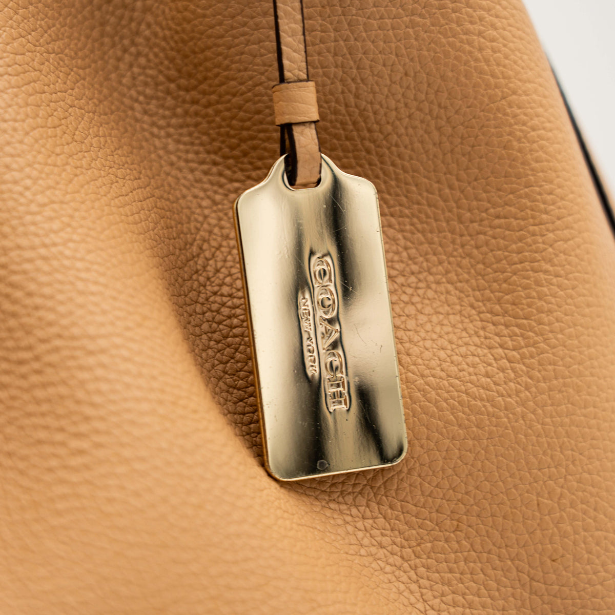 Coach Edie 31 Hobo Shoulder Bag Beige