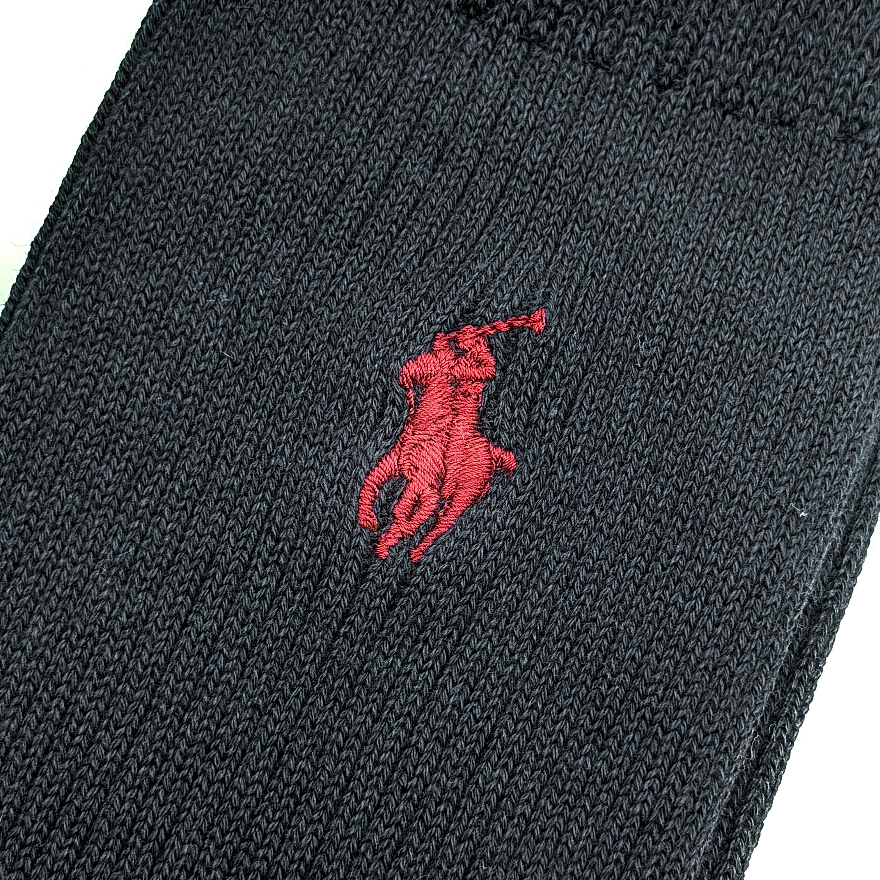 Polo Ralph Lauren Gift Set Navy (Ribbed Socks & Plaid Handkerchief)
