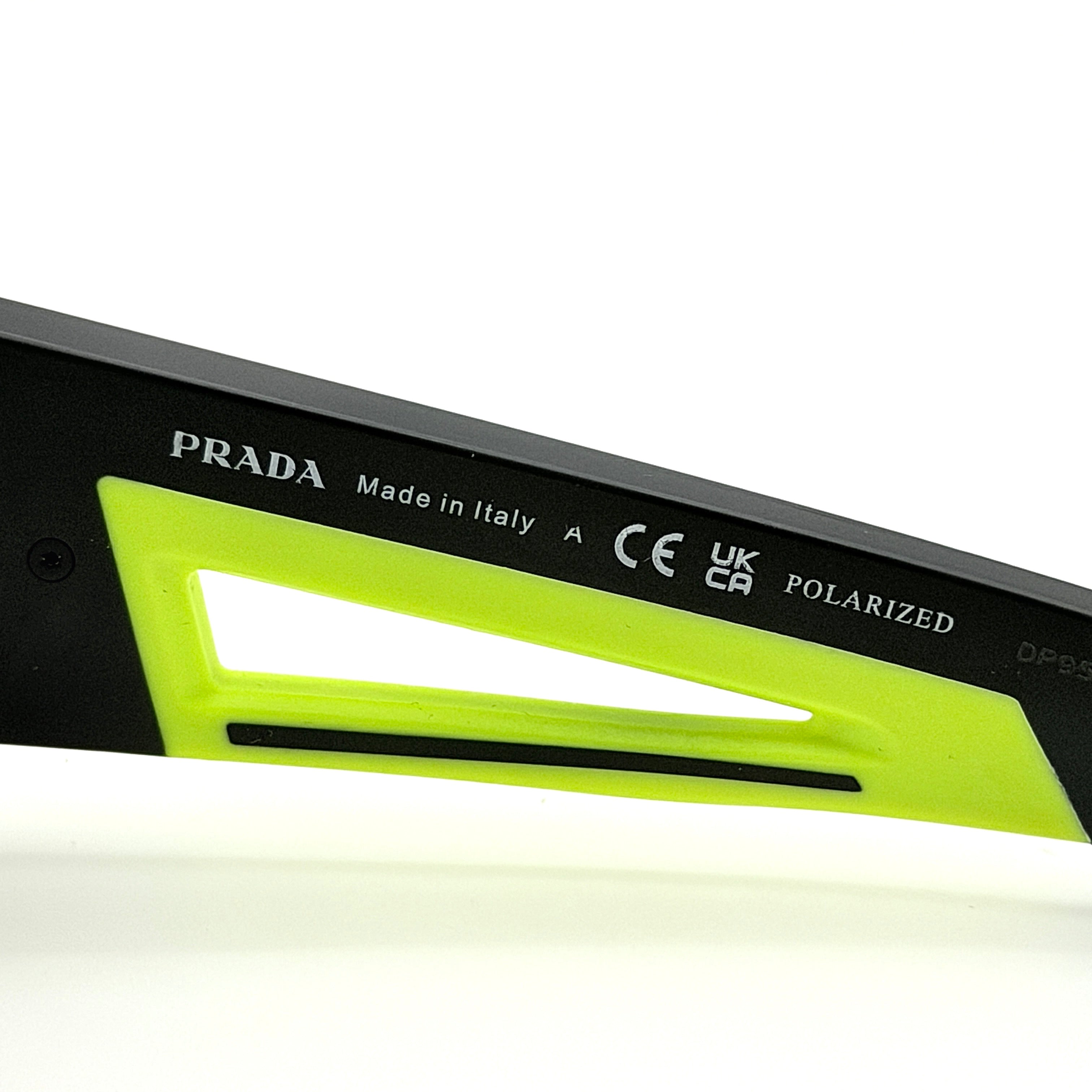 Prada Linea Rossa Impavid SPS02Y Sunglasses Neon Yellow/Black