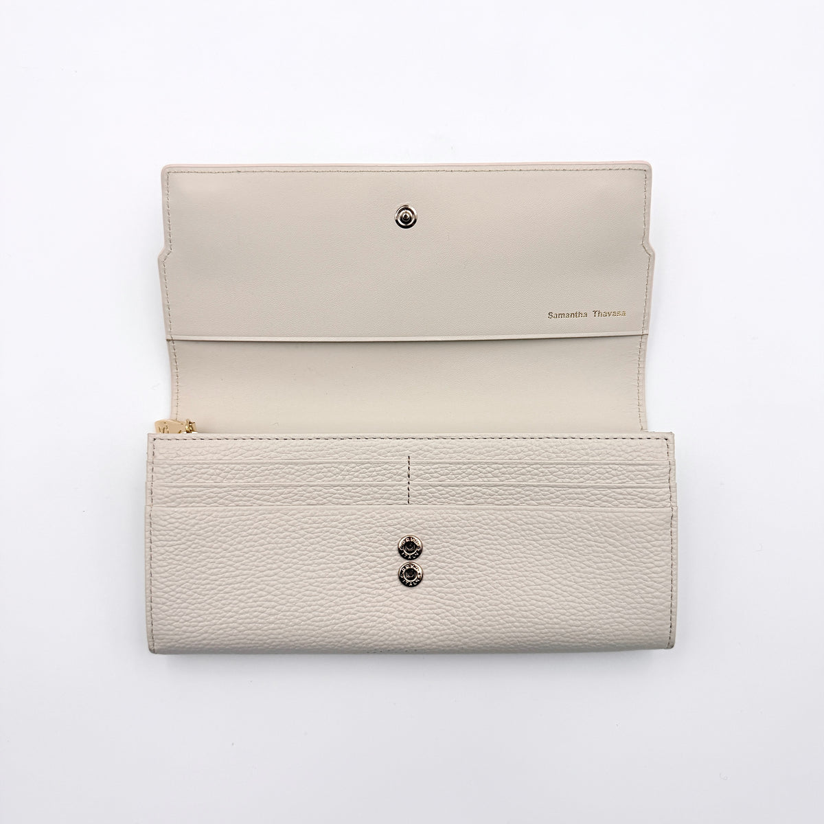 Samantha Thavasa M Chouchou Long Wallet Light Pink/Ivory